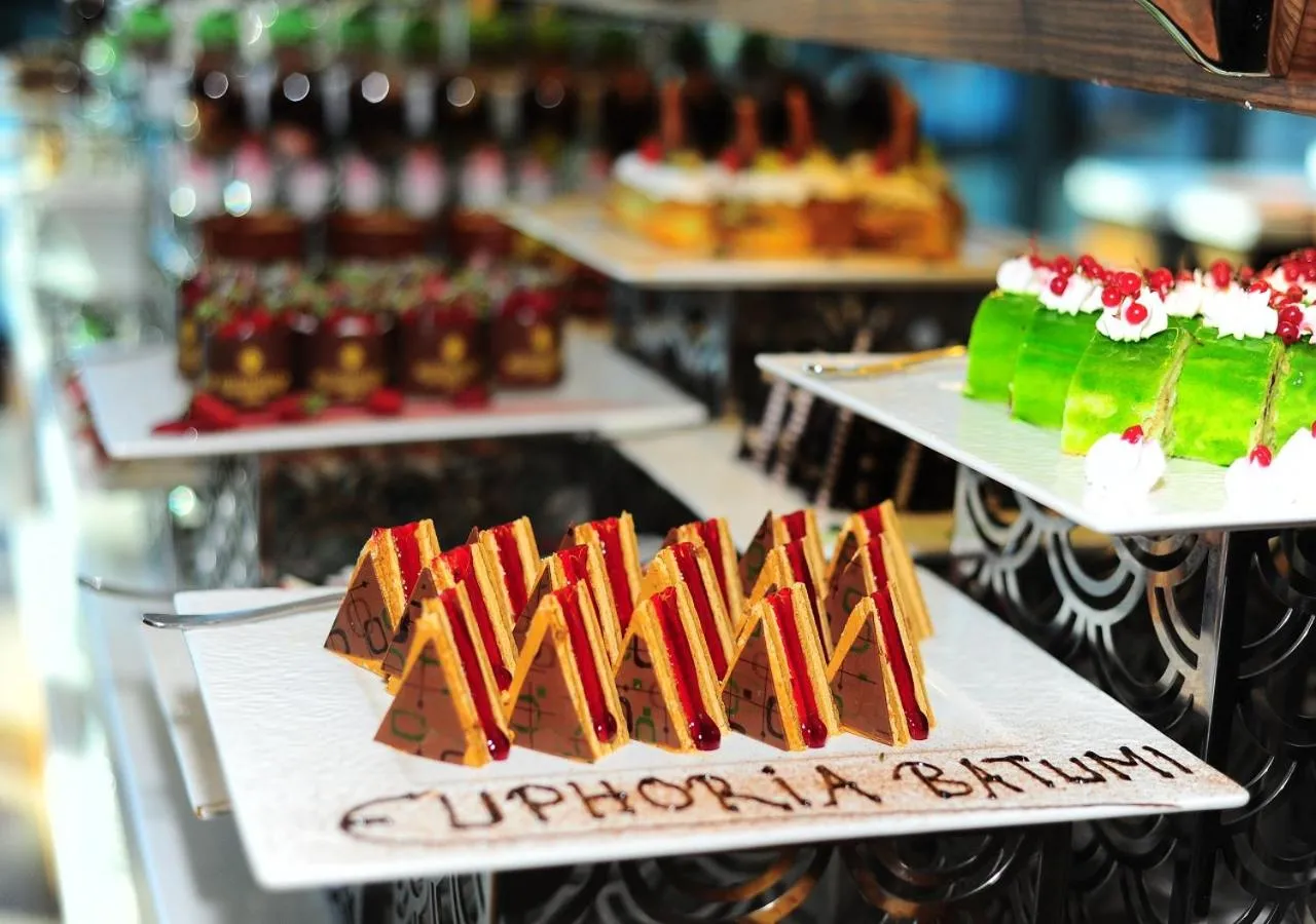 Food close-up in Euphoria Batumi Convention & Casino Hotel