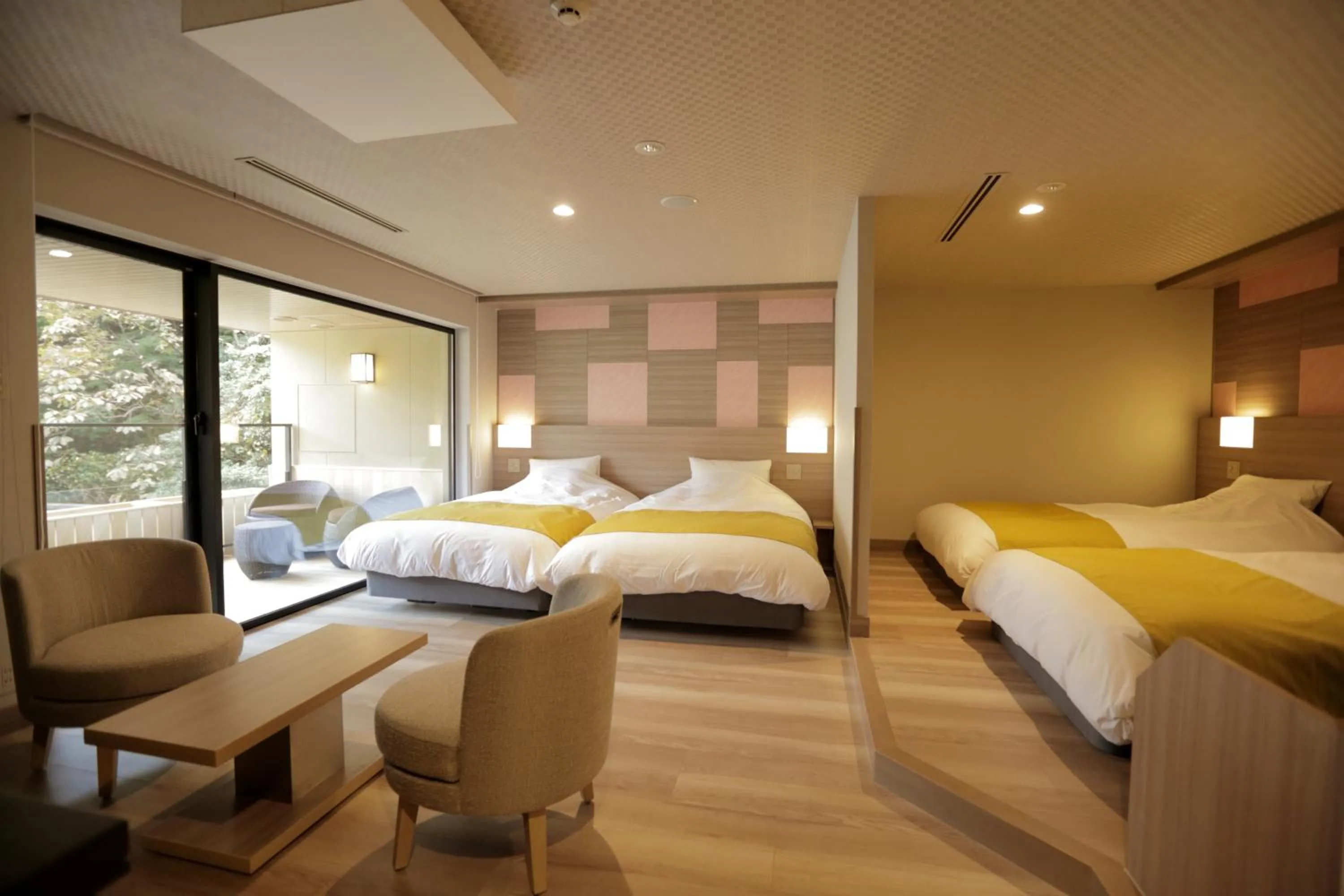 Quadruple Room with Open-Air Bath in Tsukino Yado Sara