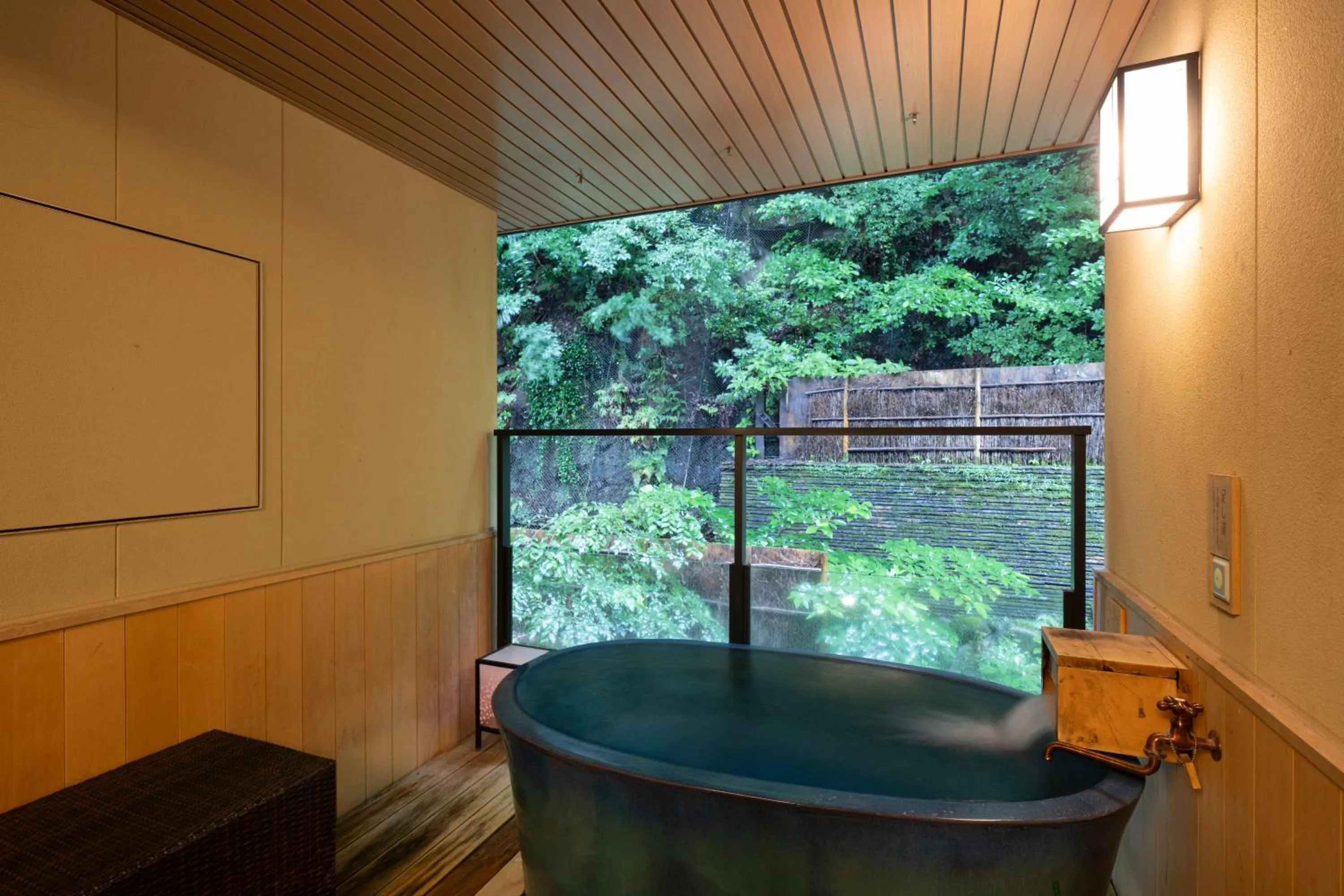 Open Air Bath in Tsukino Yado Sara