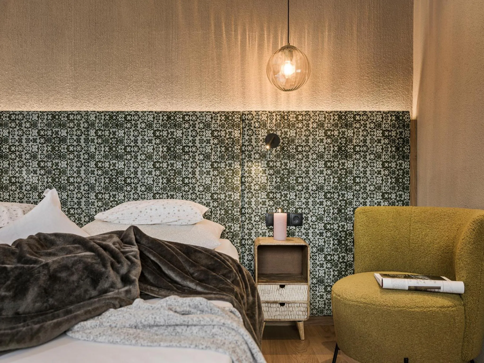 Bed in Hotel Sieghard Zillertal