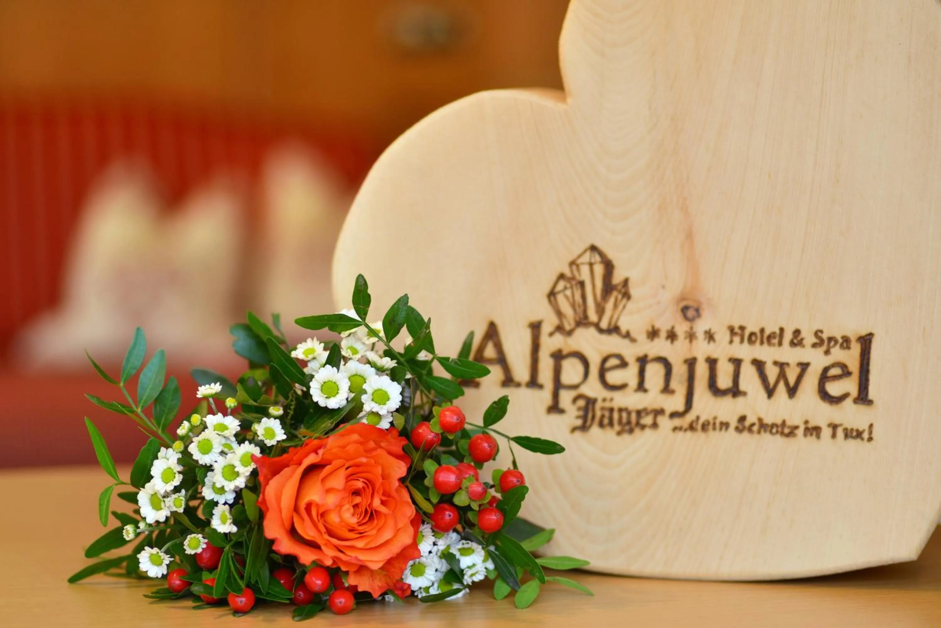 Decorative detail in Hotel Alpenjuwel 4 Sterne Superior