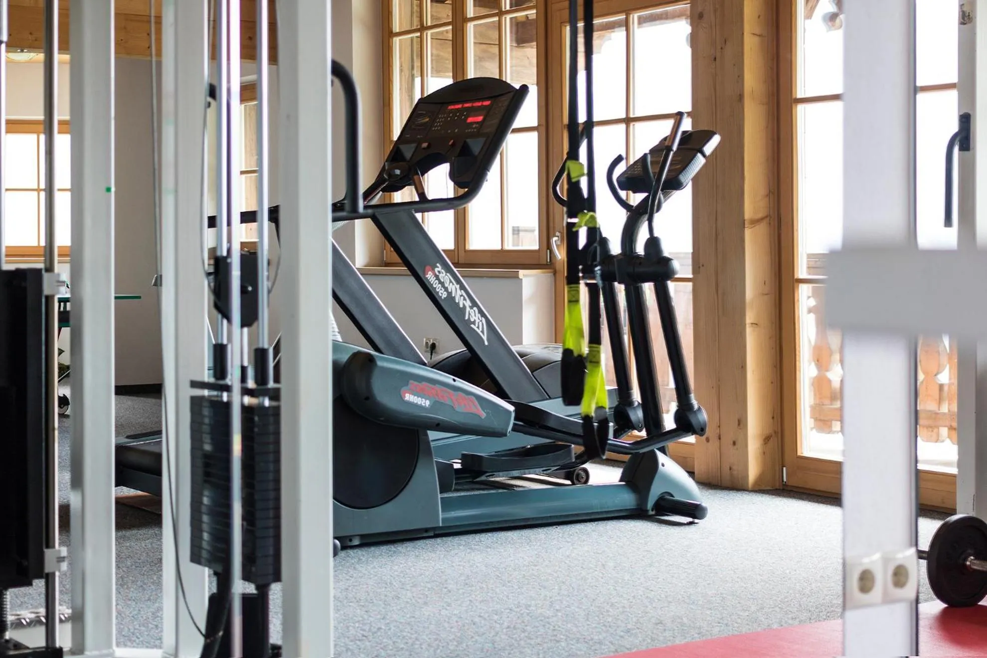Fitness centre/facilities in Hotel Silbertal