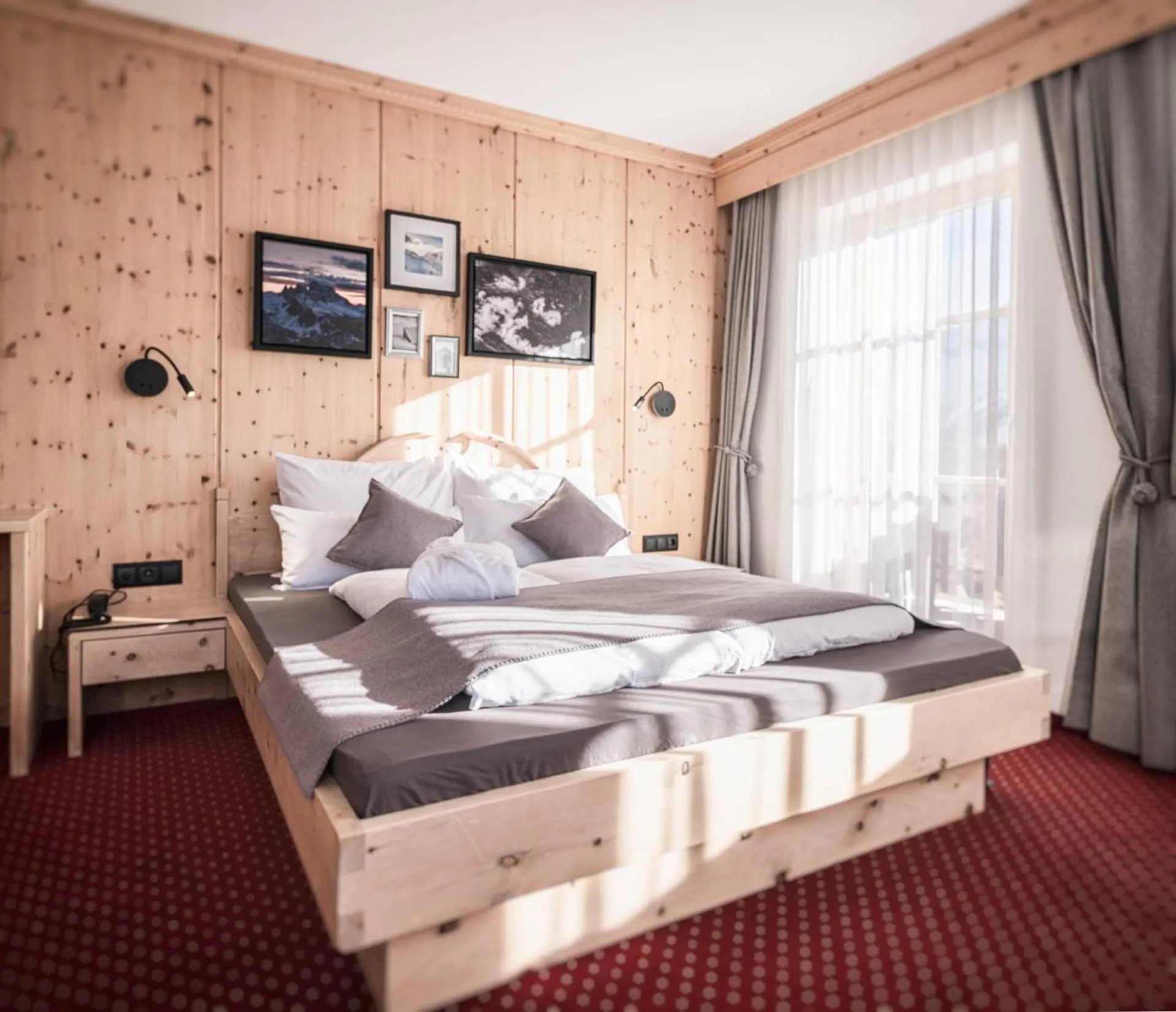 Photo of the whole room, Bed in Hotel Silbertal