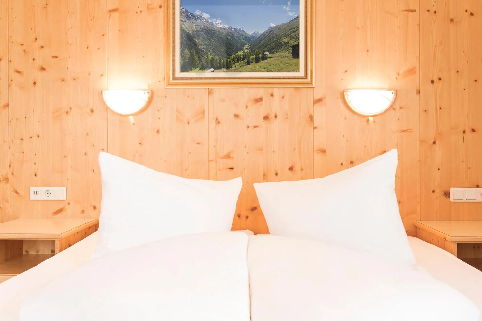 Bed in Hotel Silbertal