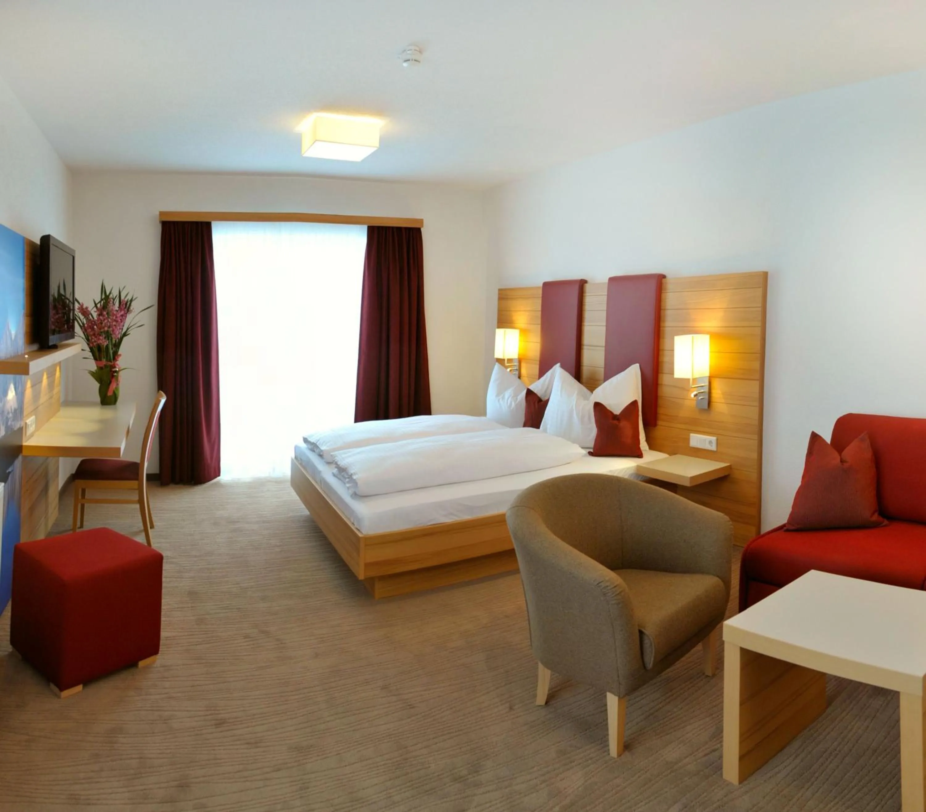 Bed in Hotel Sonnschupfer