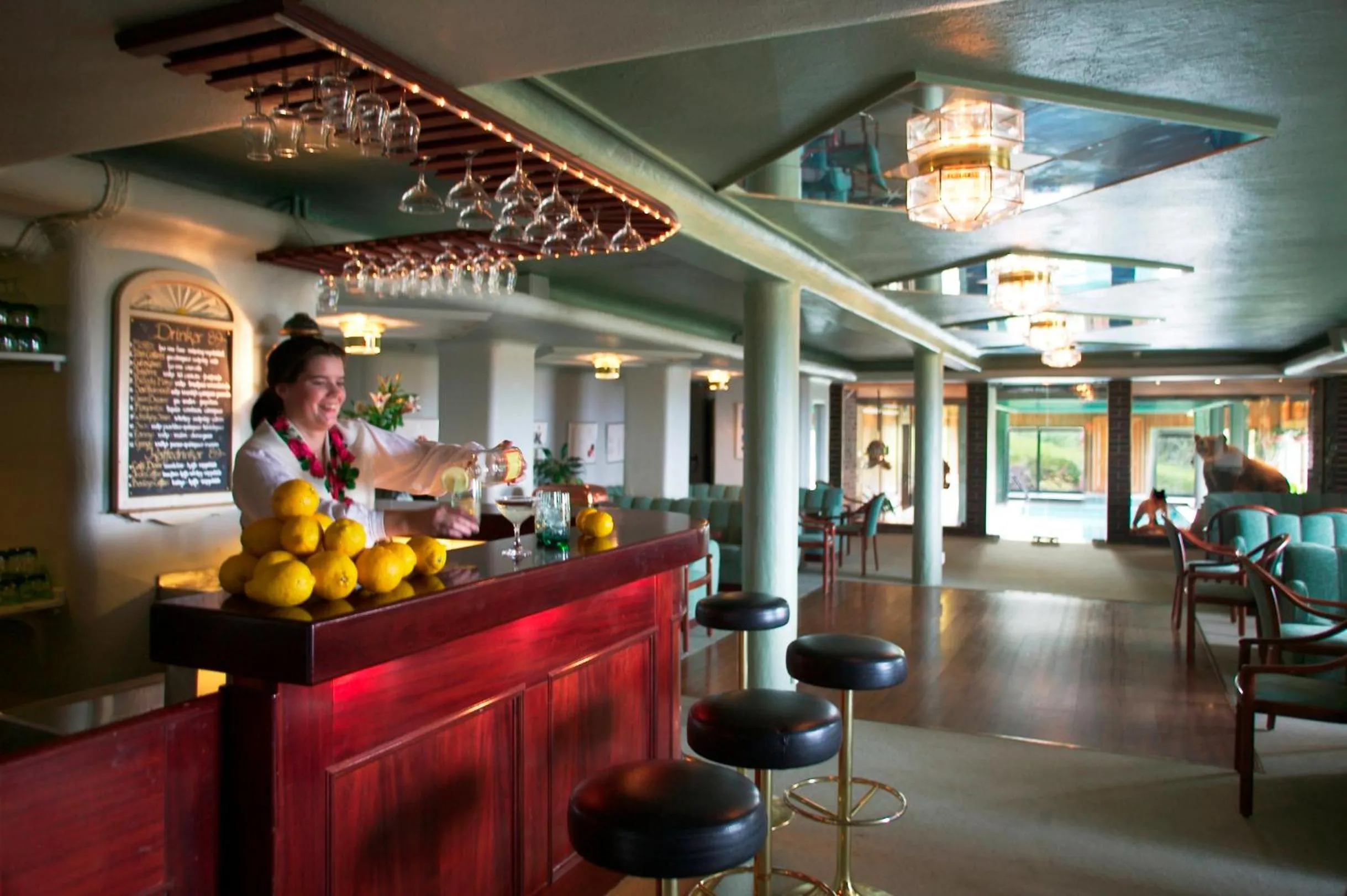 Staff in Green Hotel