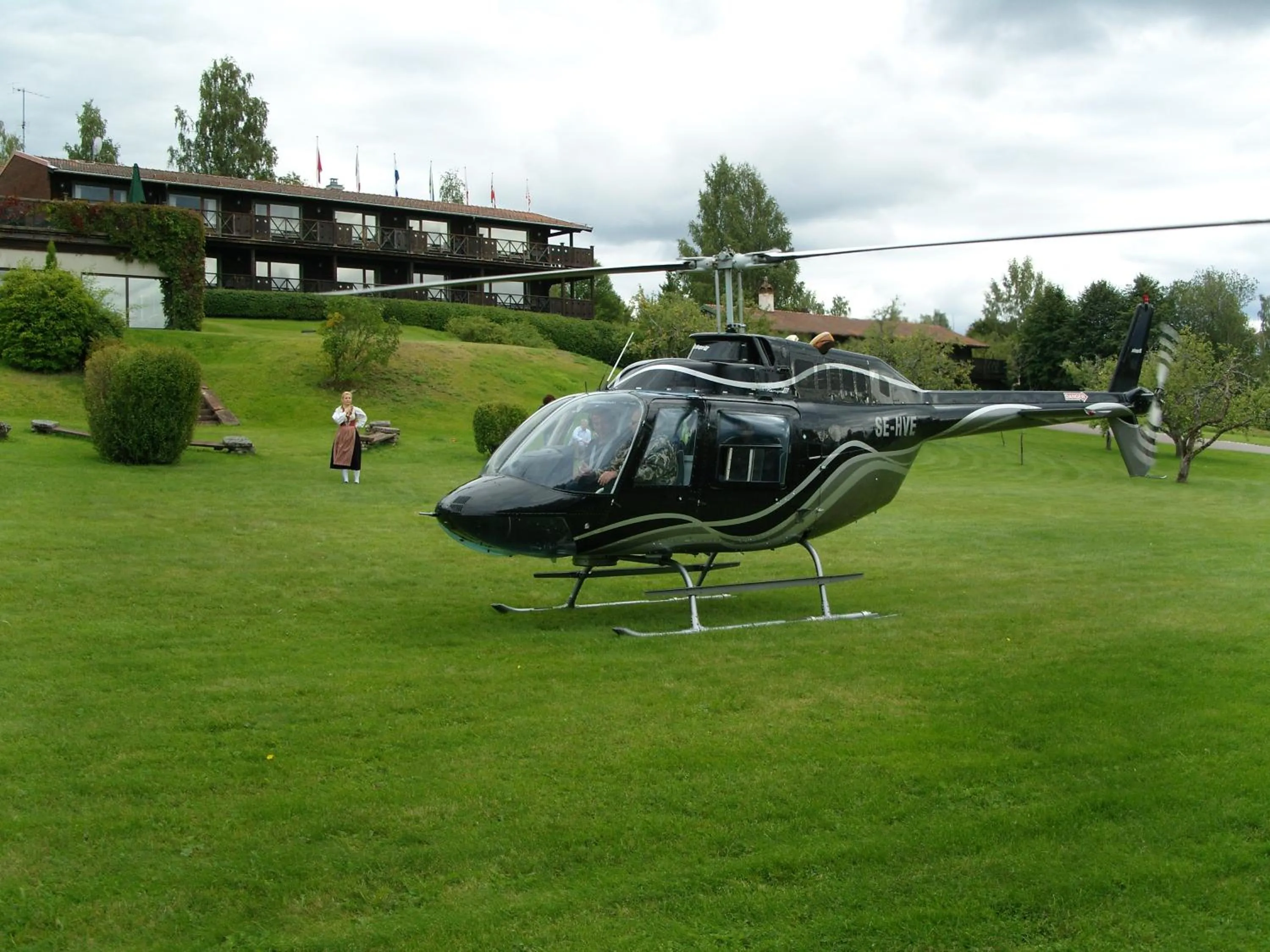 People in Green Hotel