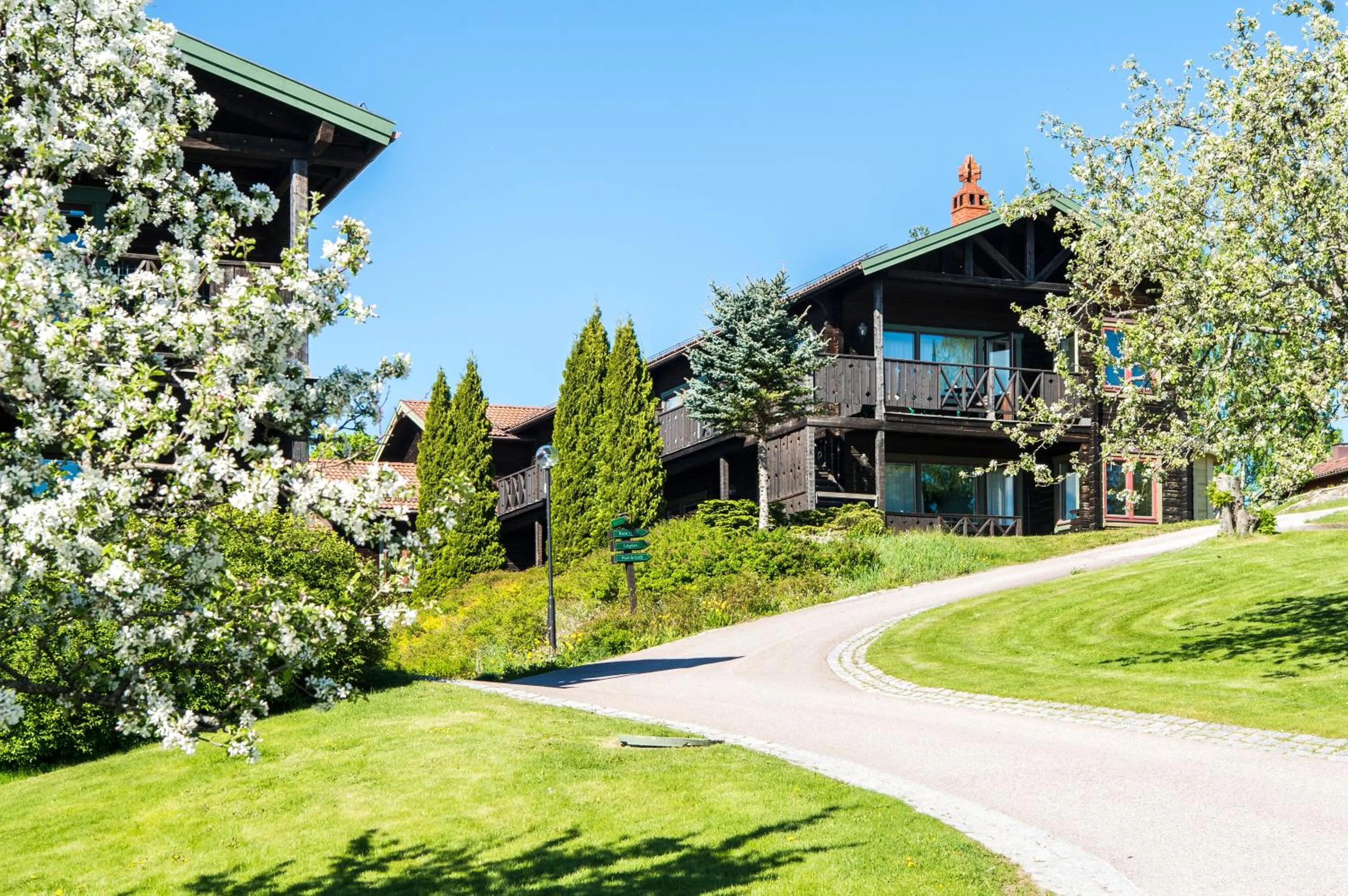 Property building in Green Hotel