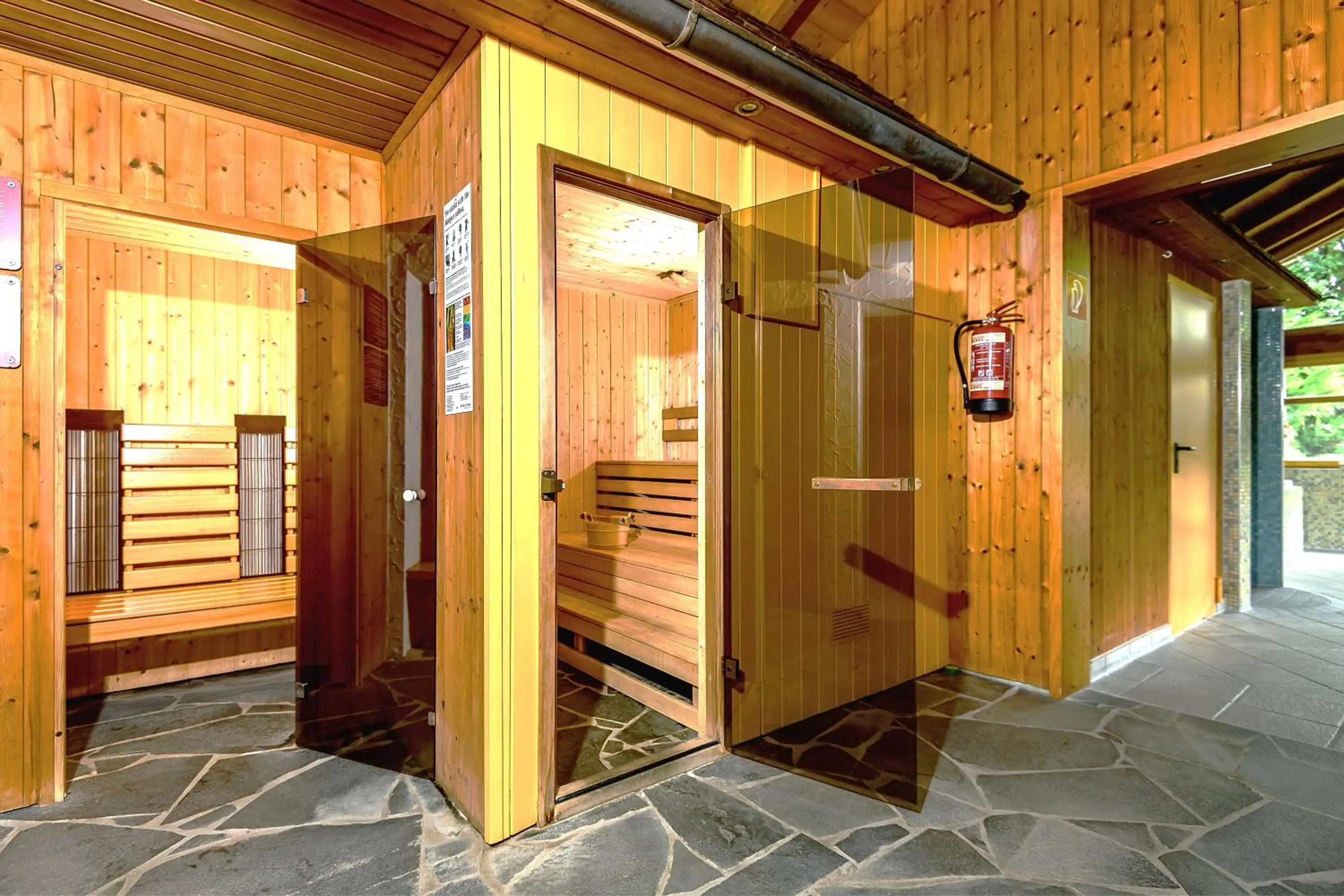 Sauna in Vital Hotel Krainz mit Nebenhaus Familien Oase
