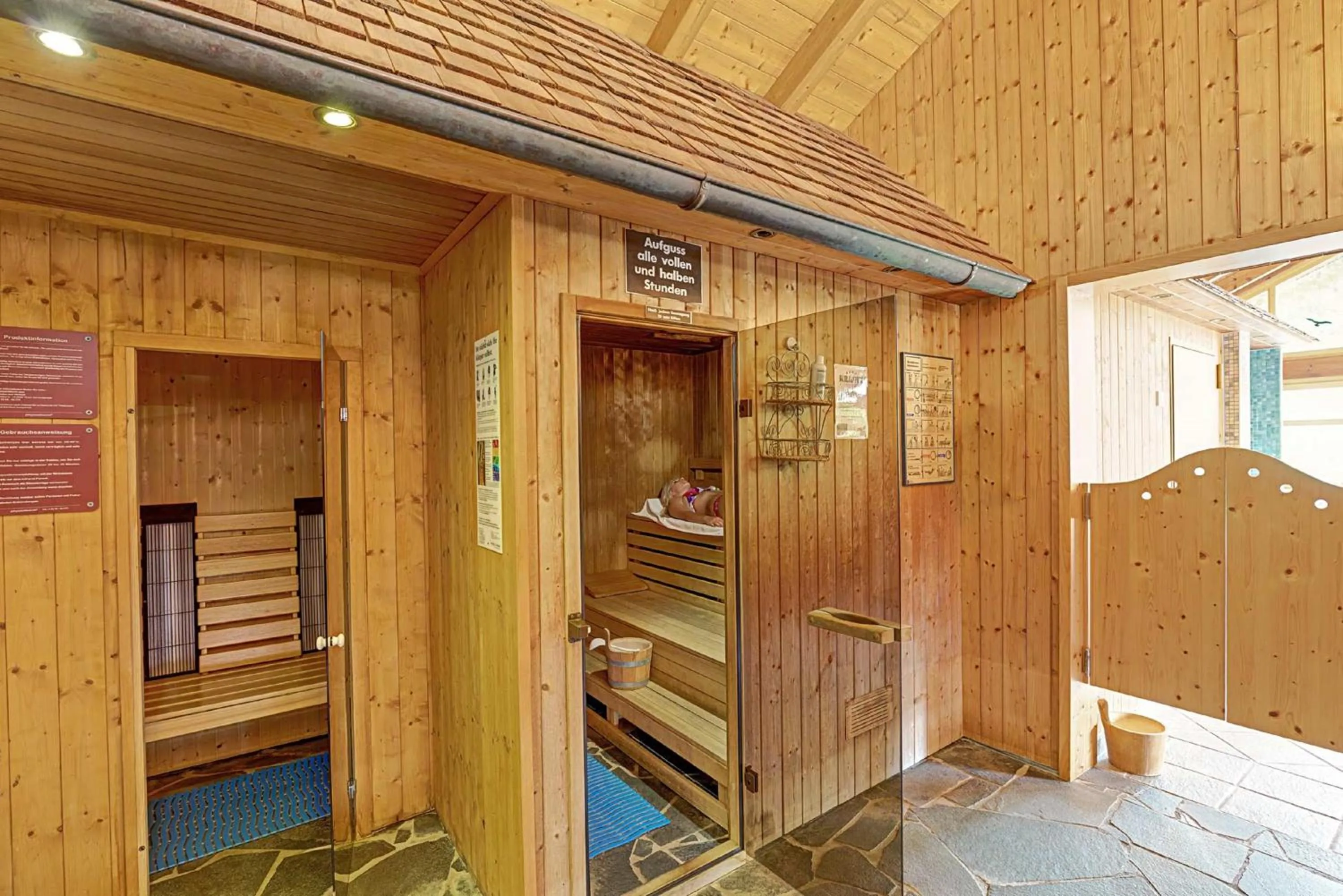 Sauna in Vitalhotel Krainz