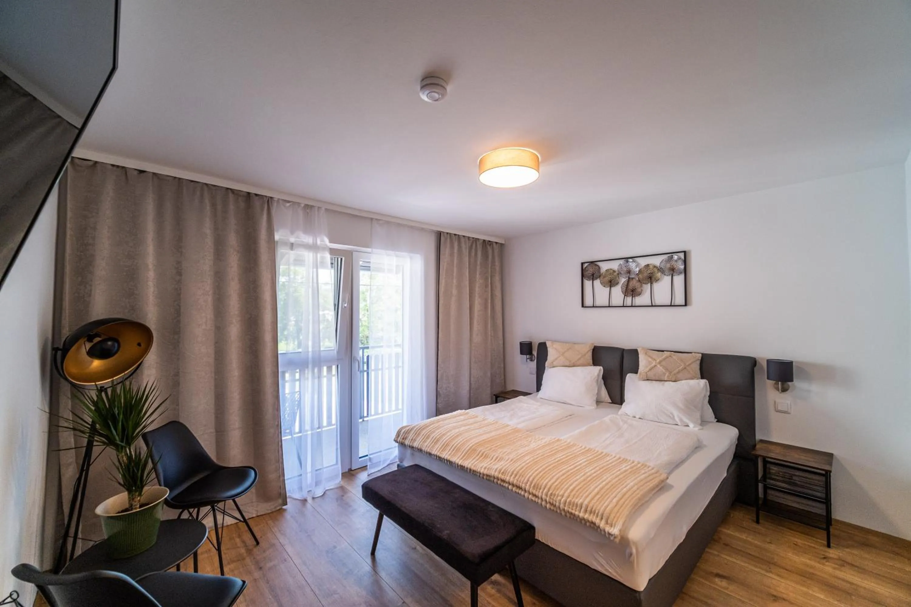 Bed in Hotel Fuchs & Hase SELF CHECK IN