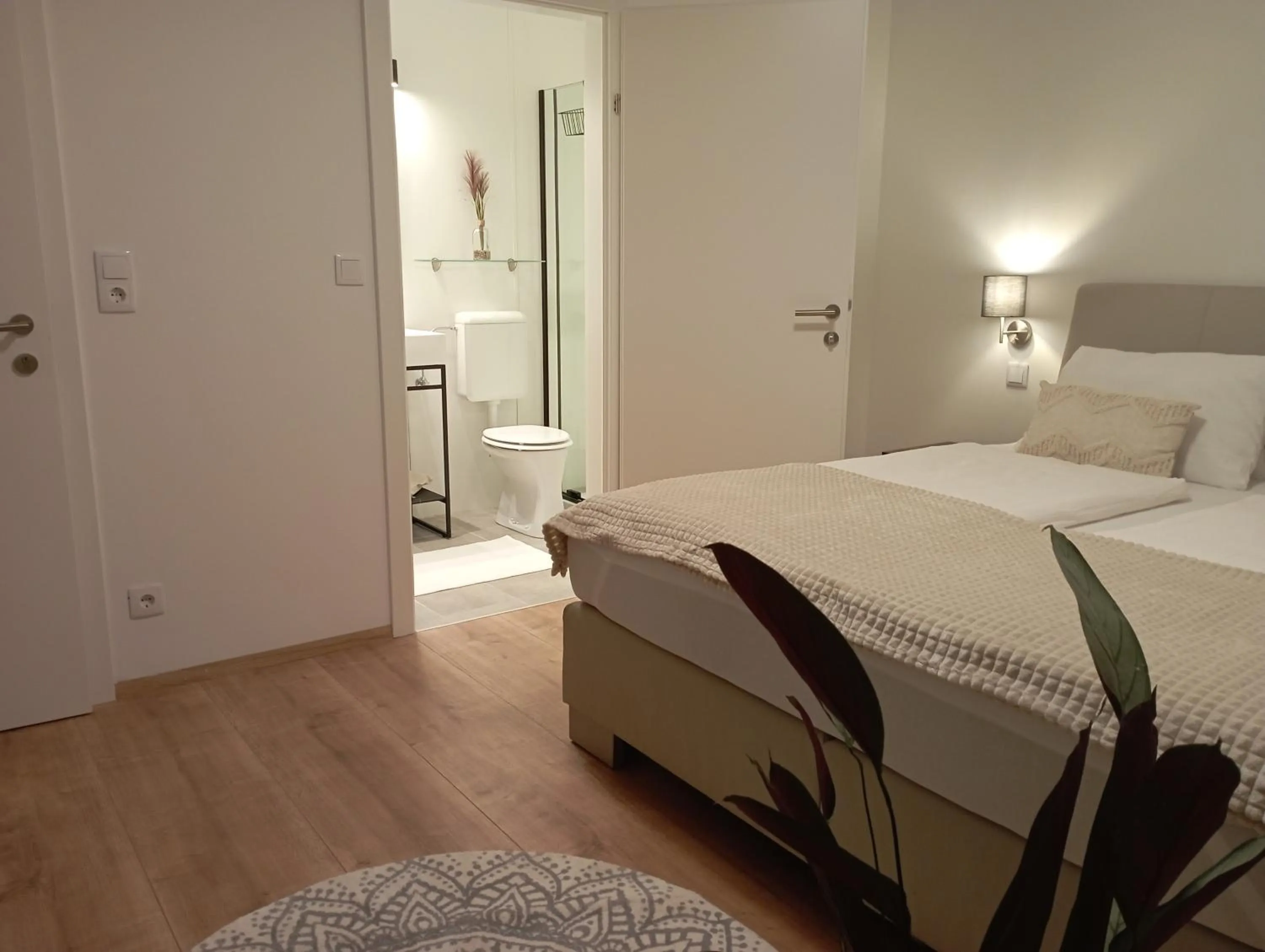 Bed in Hotel Fuchs & Hase SELF CHECK IN