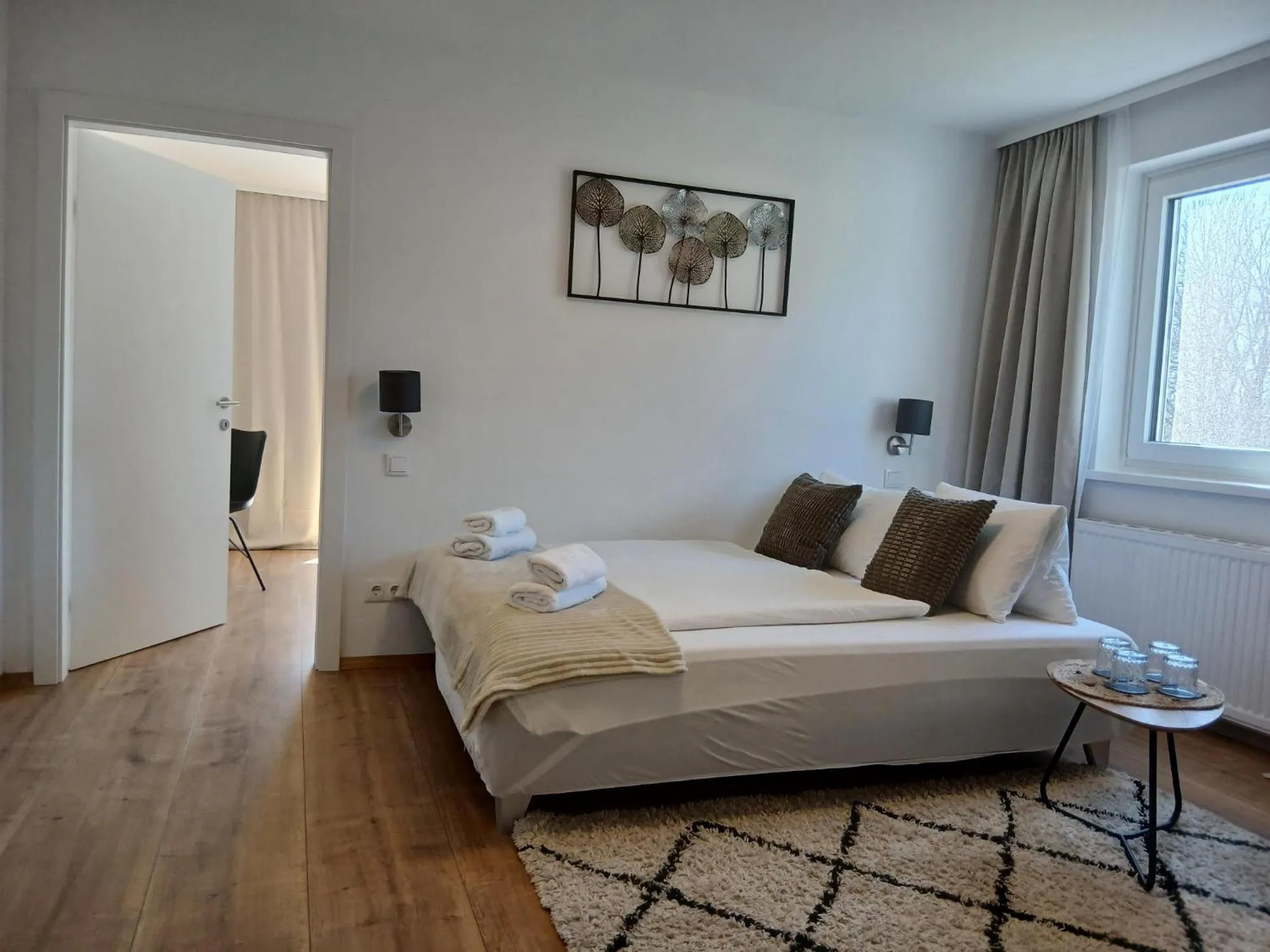 Bed in Hotel Fuchs & Hase SELF CHECK IN