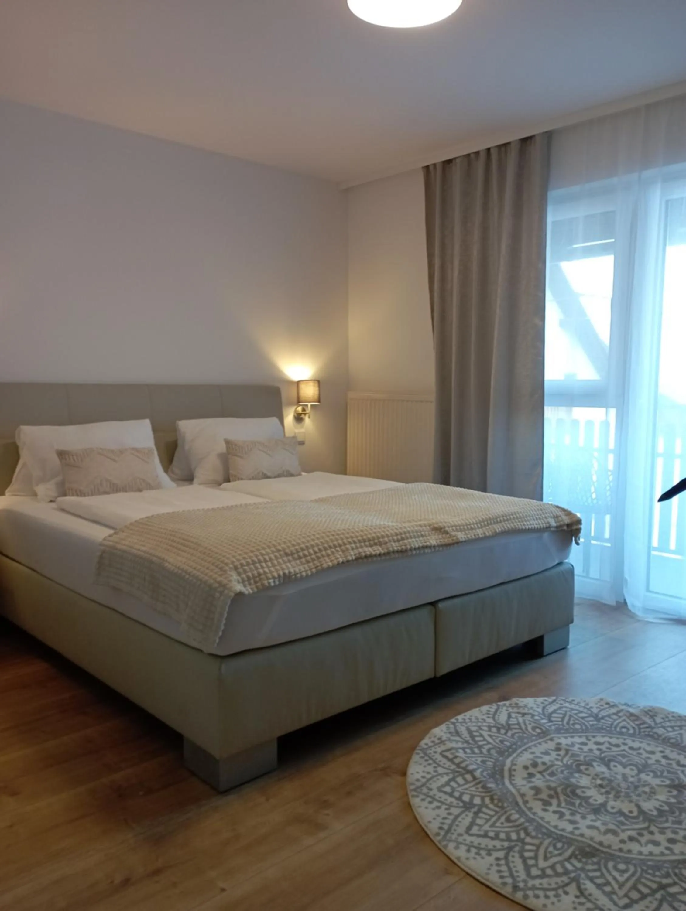 Bed in Hotel Fuchs & Hase SELF CHECK IN