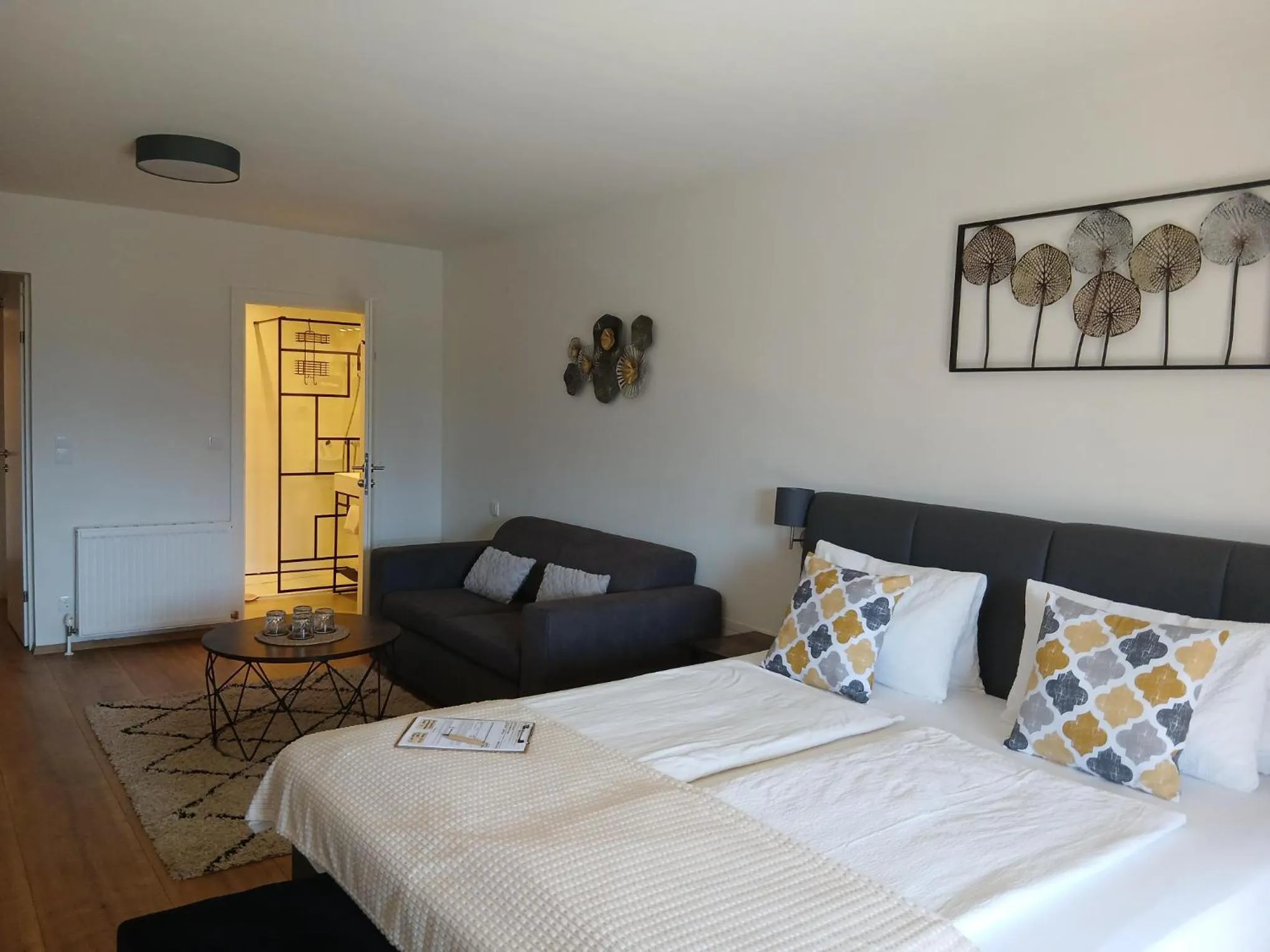 Bed in Hotel Fuchs & Hase SELF CHECK IN