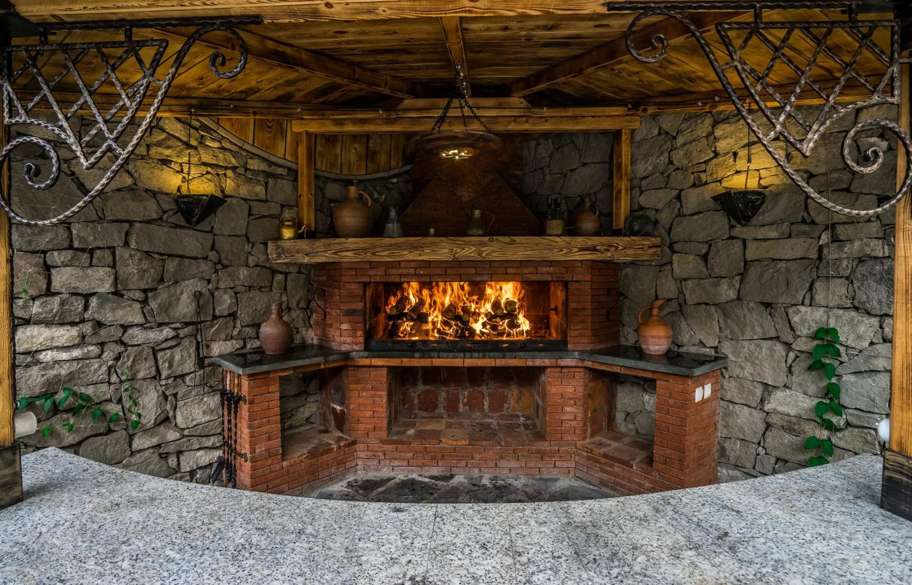 BBQ facilities in Hotel Tiflis