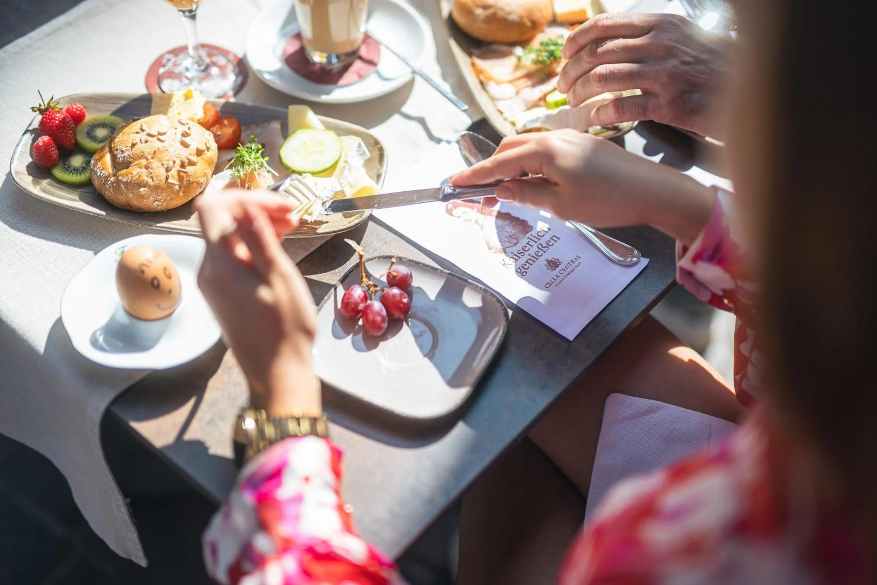 Food in Cella Central Historic Boutique Hotel