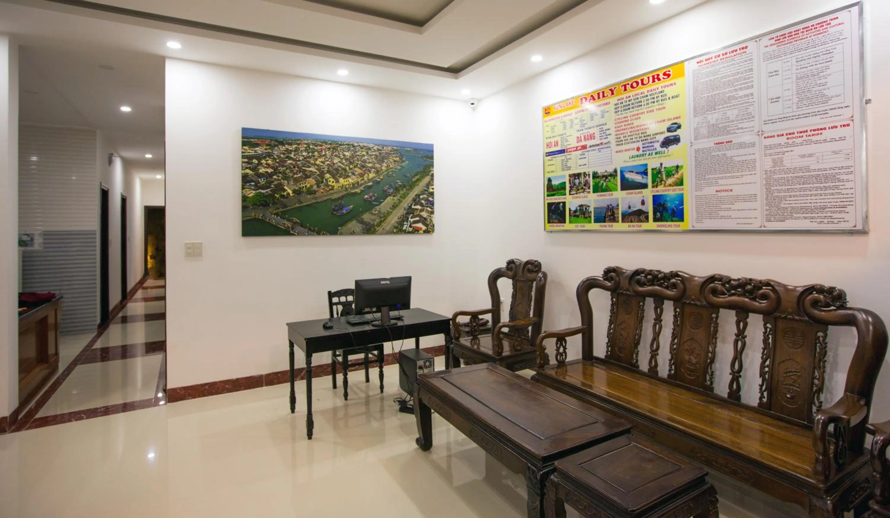 Lobby or reception in Hoi An Sun Lake Villa