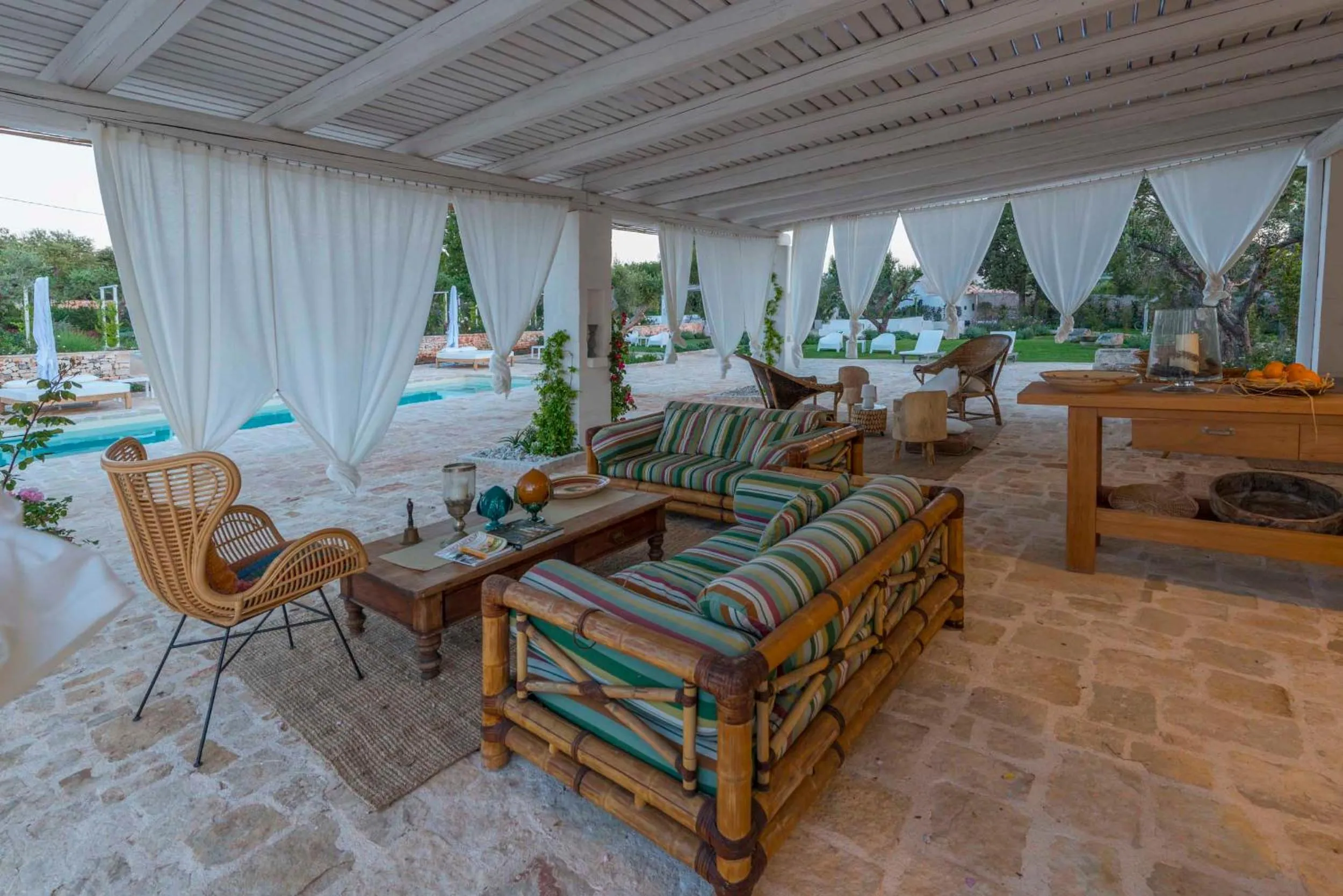 Communal lounge/ TV room in Tenuta del Lauro