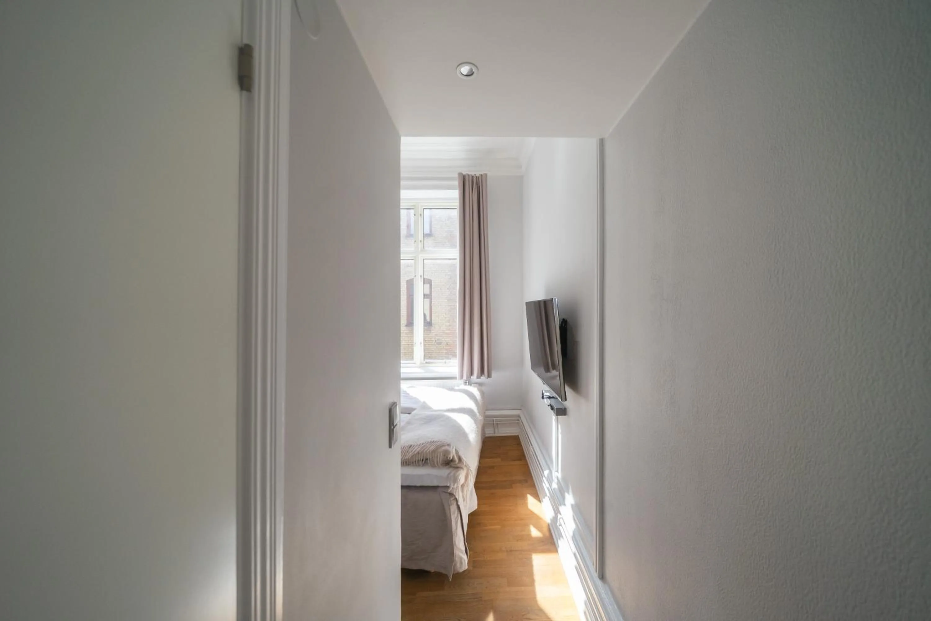 Bedroom, Bed in The Duxiana Malmö