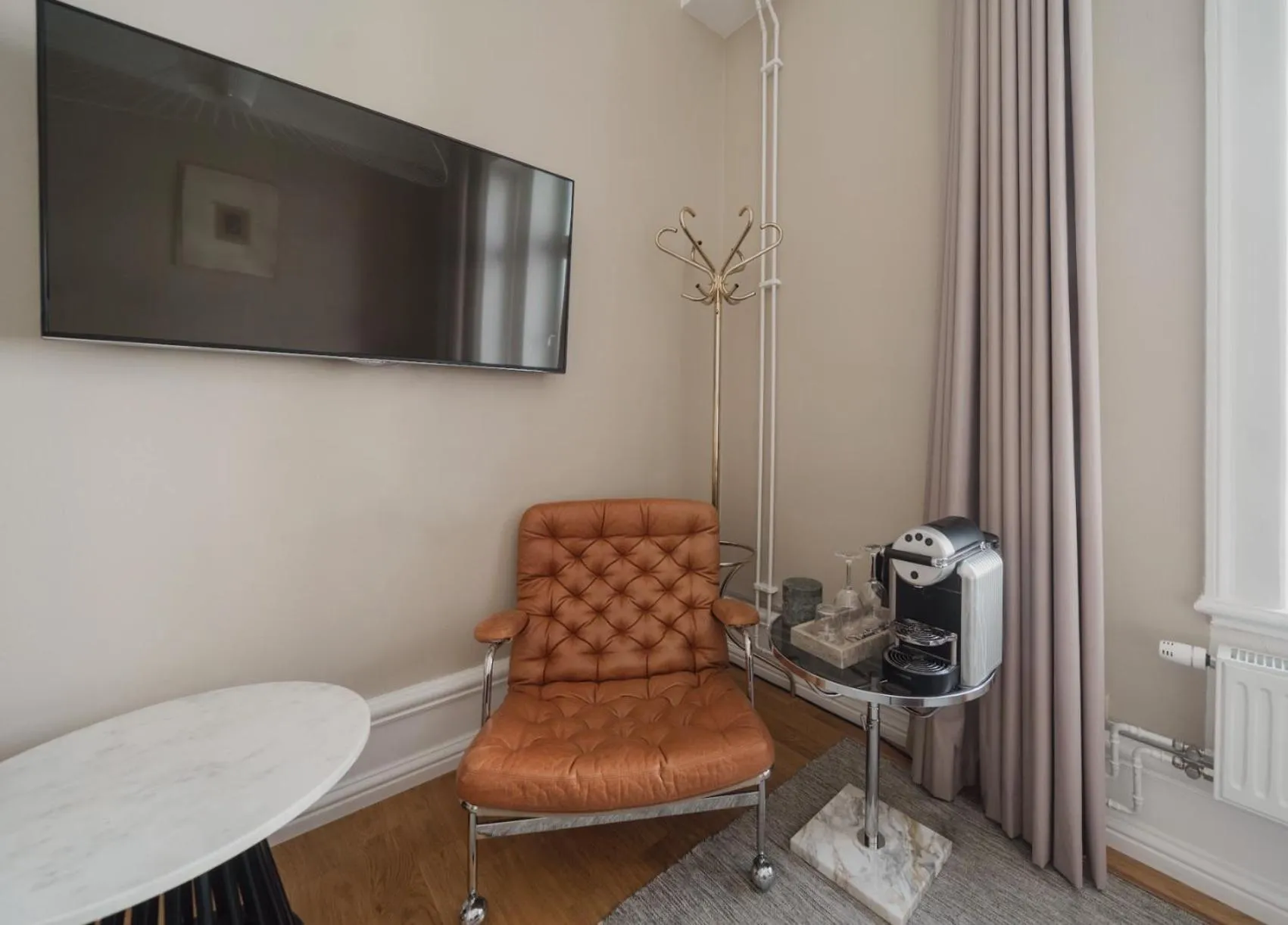 Seating area in The Duxiana Malmö