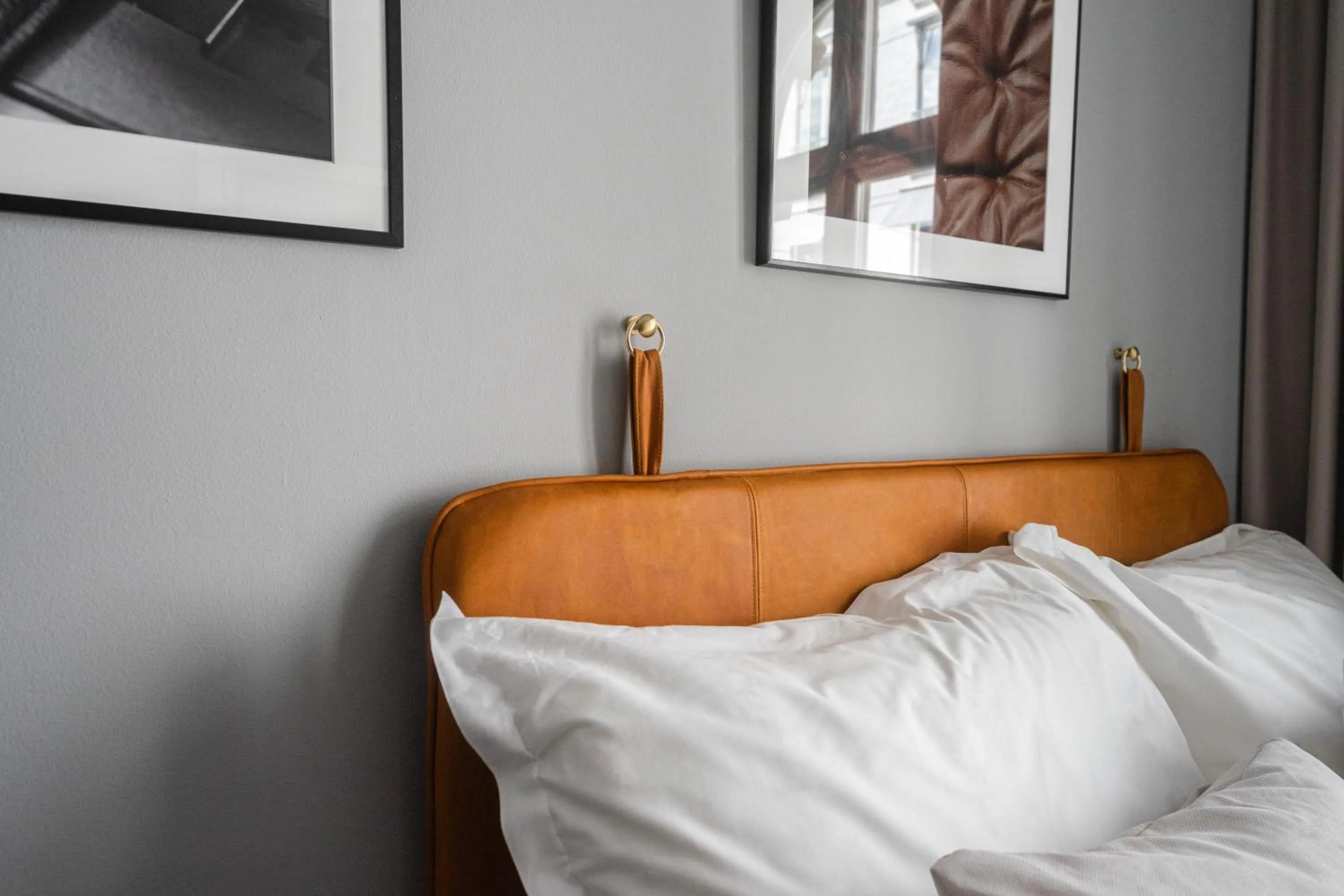 Decorative detail, Bed in The Duxiana Malmö