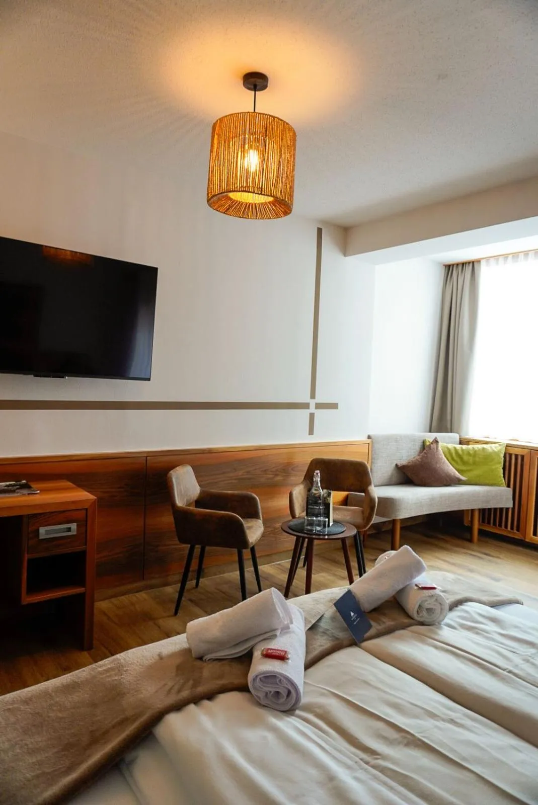 Bed in Hotel Vier Jahreszeiten