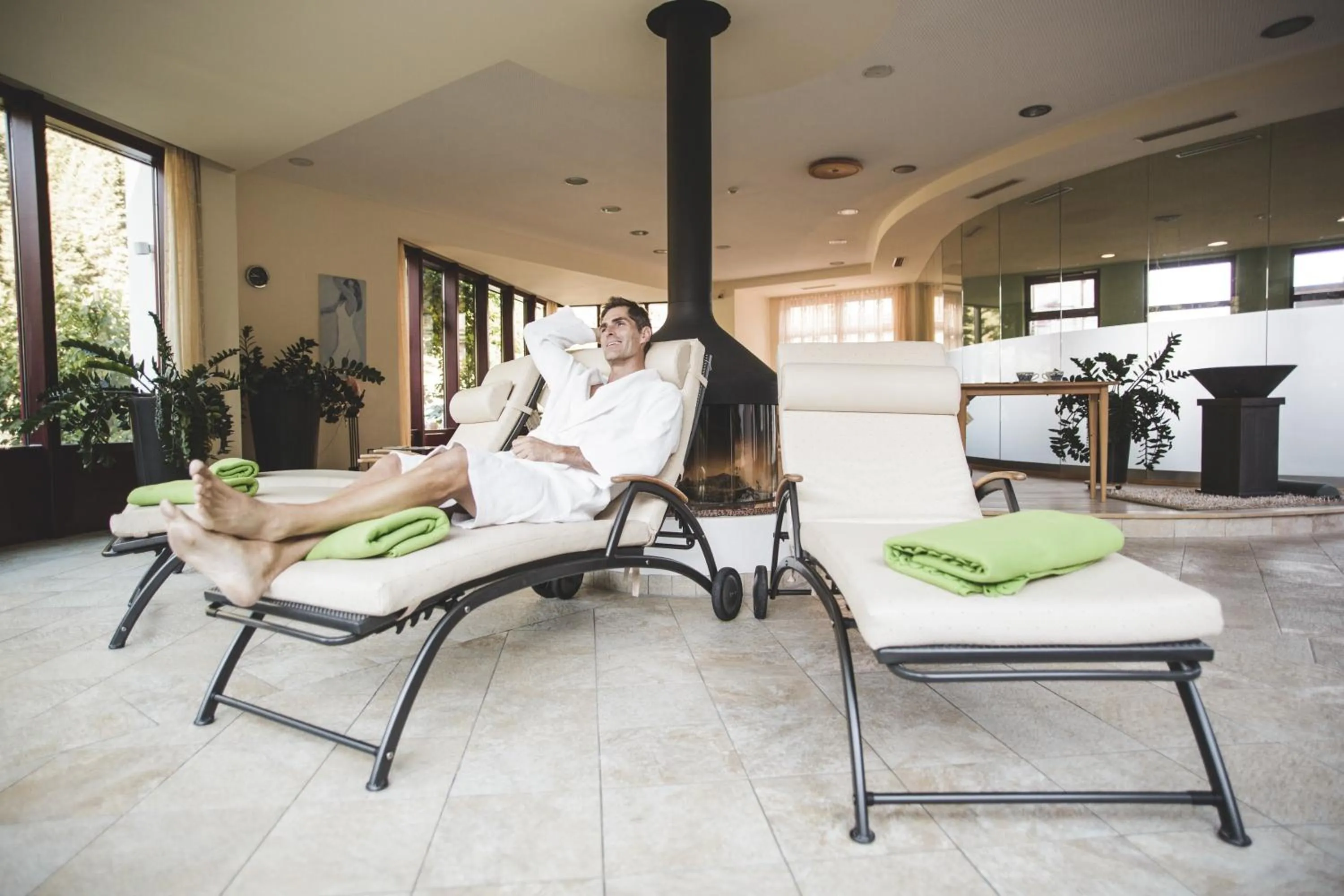 Spa and wellness centre/facilities in Hotel Vier Jahreszeiten