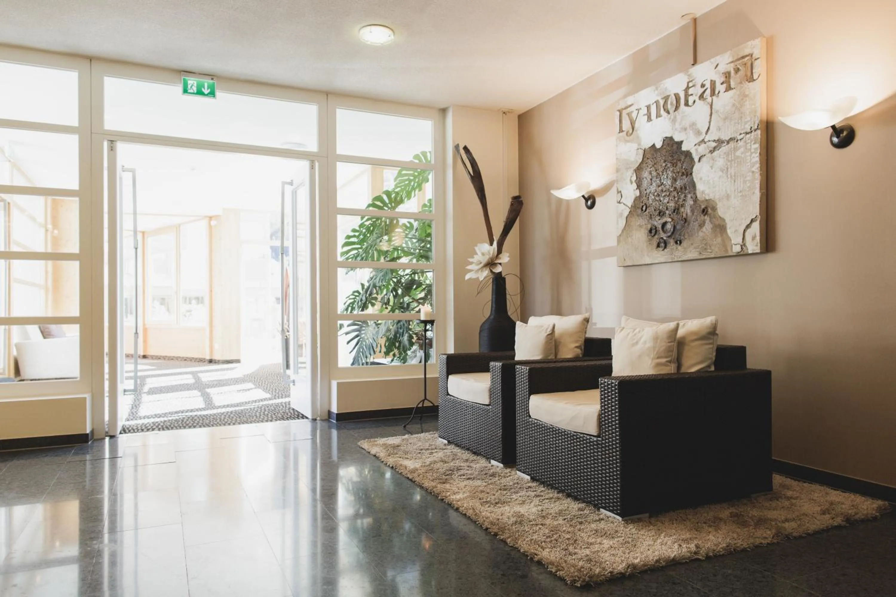 Lobby or reception in Hotel Vier Jahreszeiten