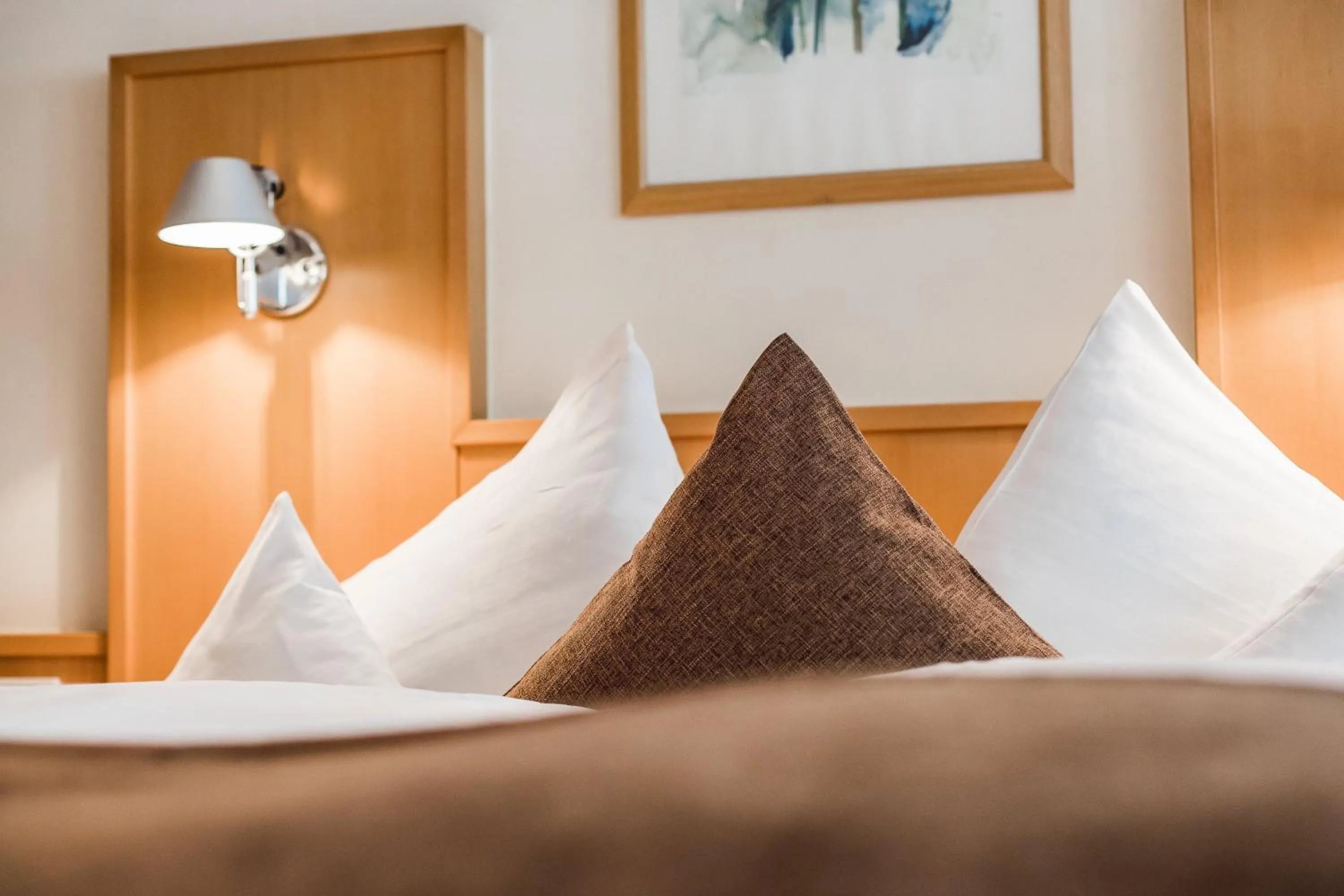 Bed in Hotel Vier Jahreszeiten