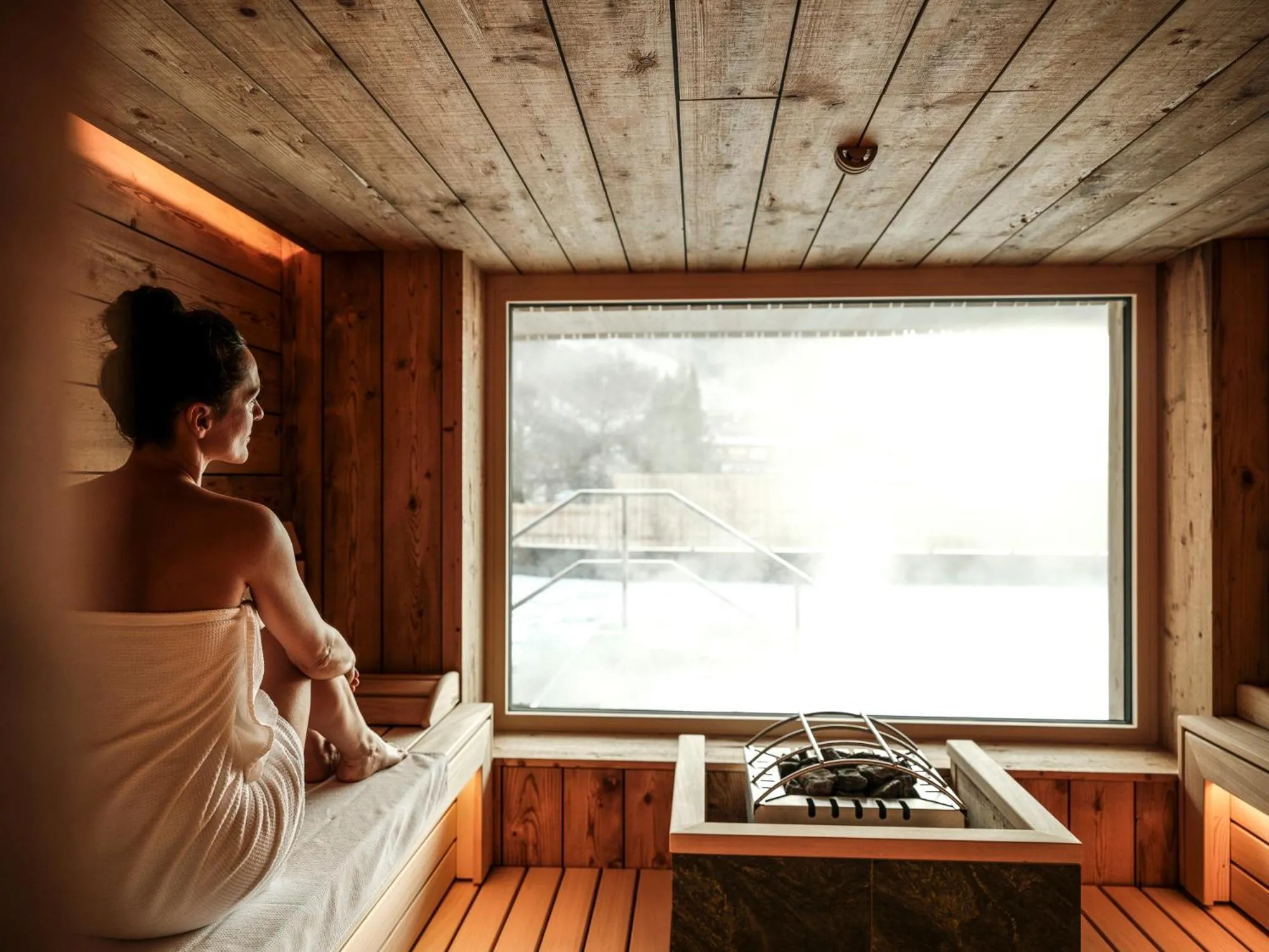 Sauna in SPA & Naturhotel Outside