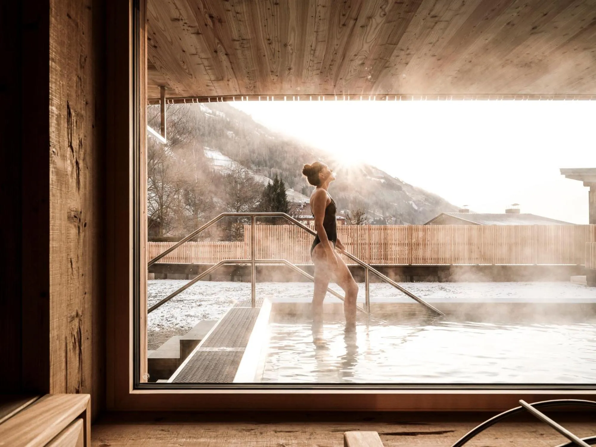 Swimming pool in SPA & Naturhotel Outside