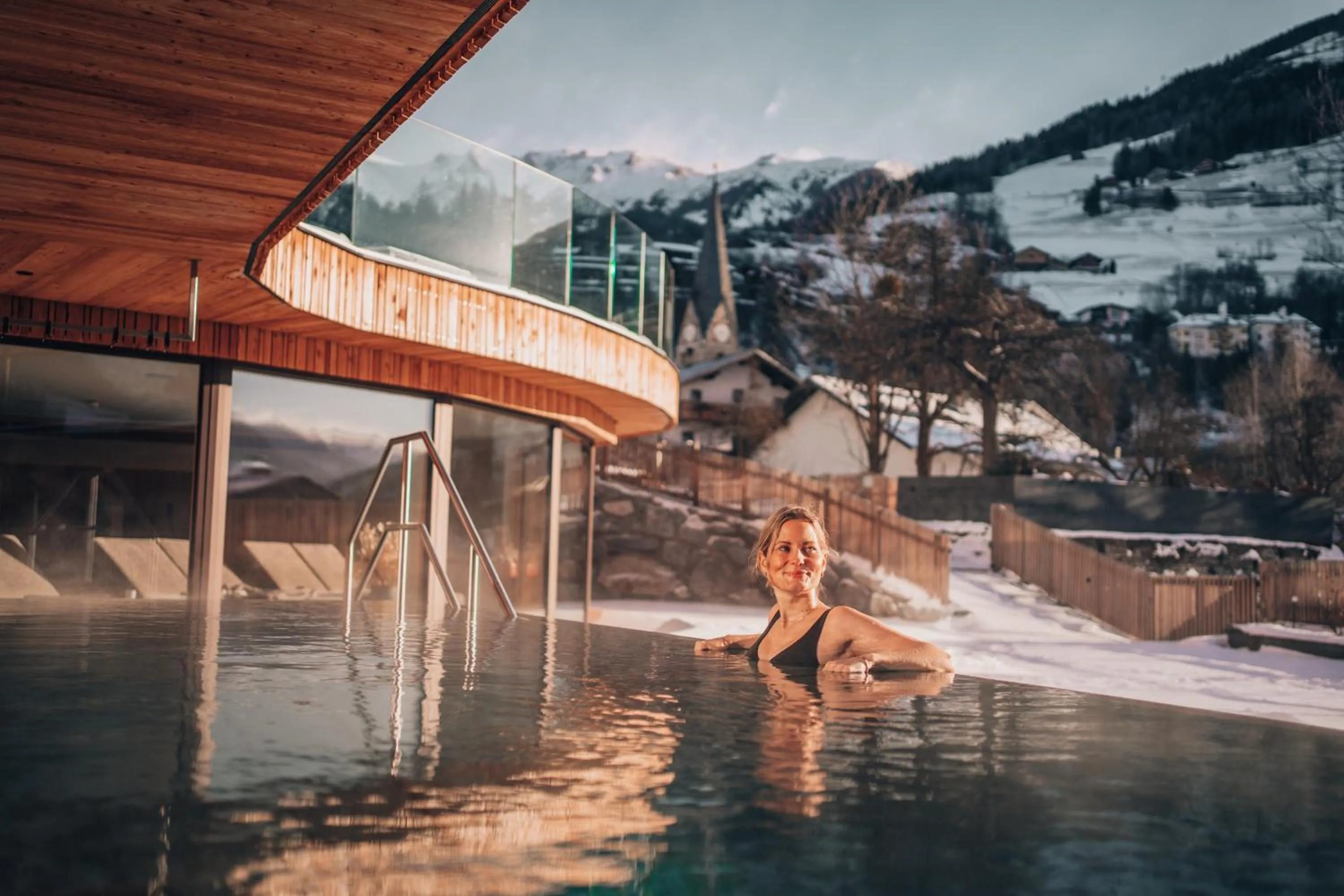 Swimming pool in SPA & Naturhotel Outside