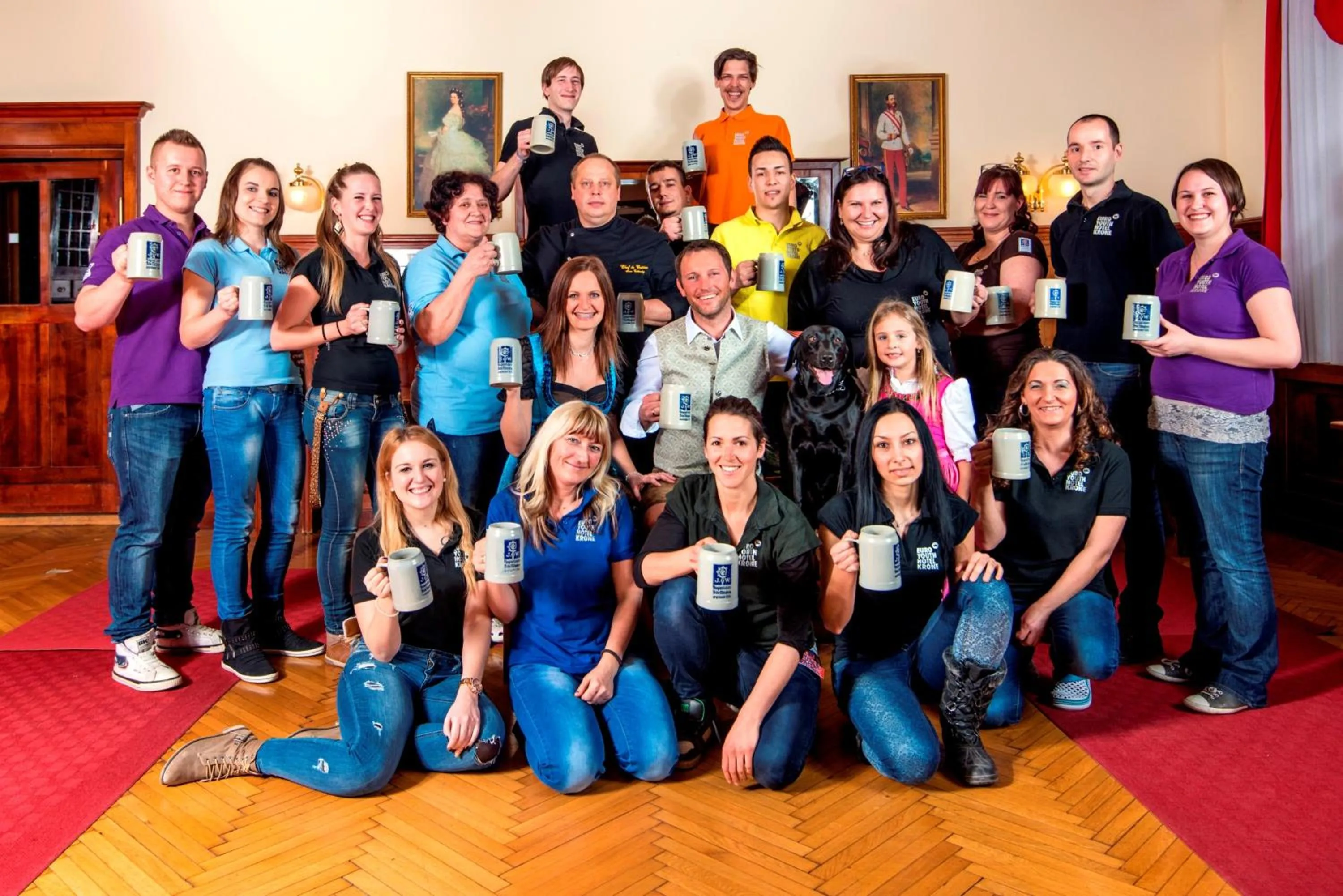 Staff in Euro Youth Hotel & Krone