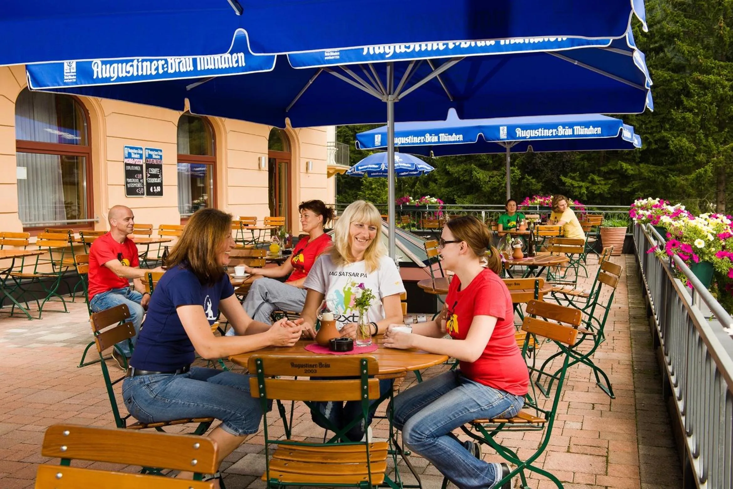 Balcony/Terrace in Euro Youth Hotel & Krone