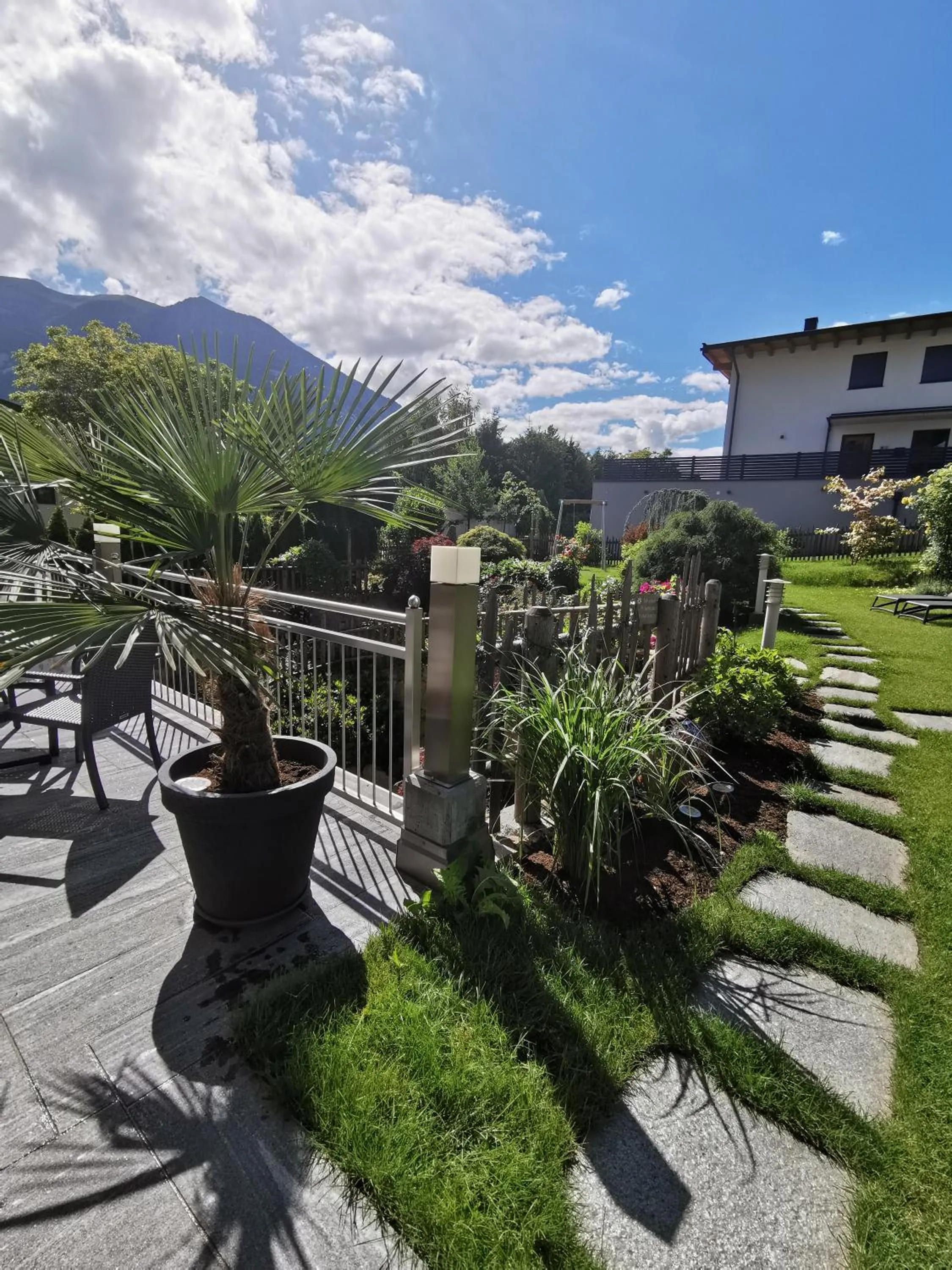 Patio in Hotel Landhaus Zillertal