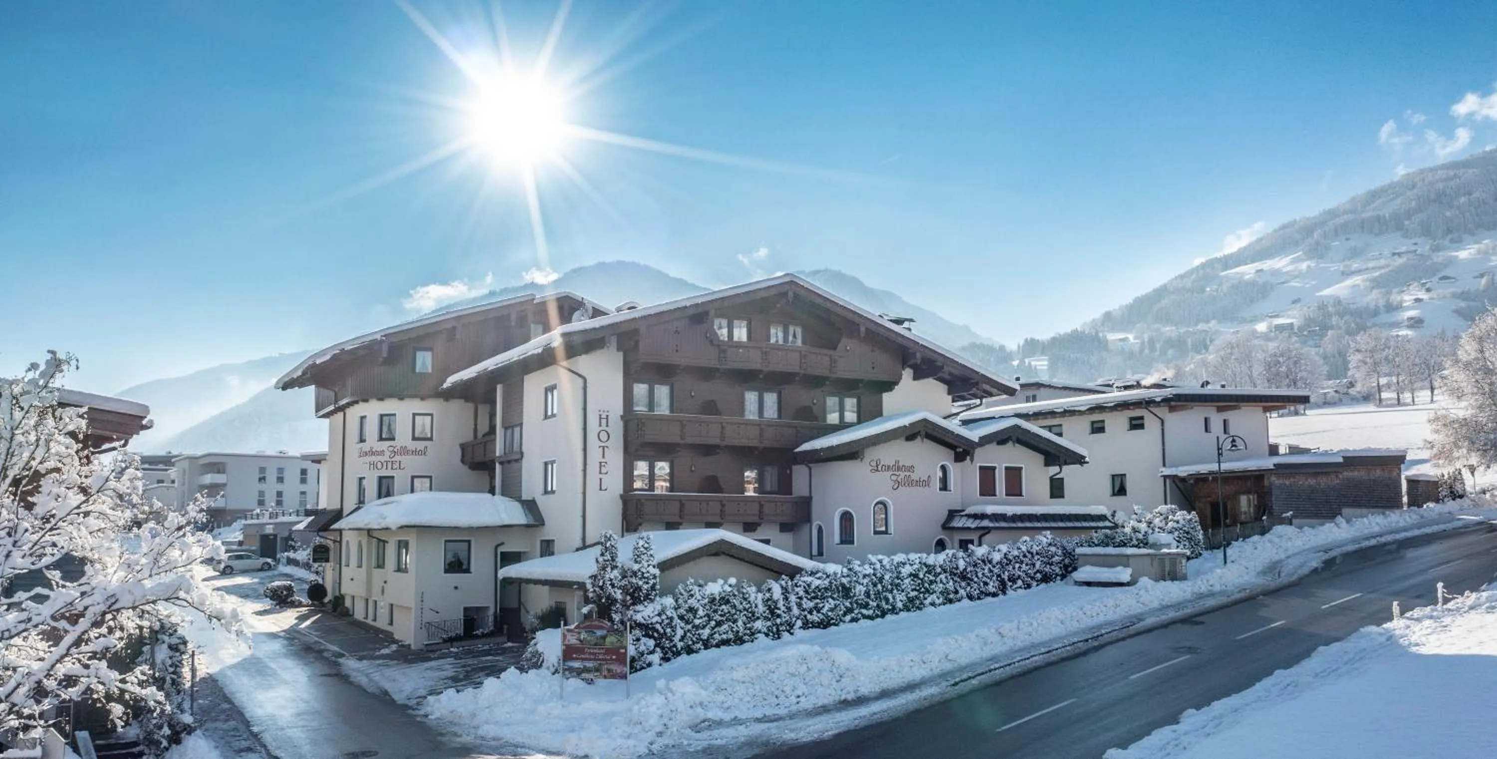 Property building in Hotel Landhaus Zillertal