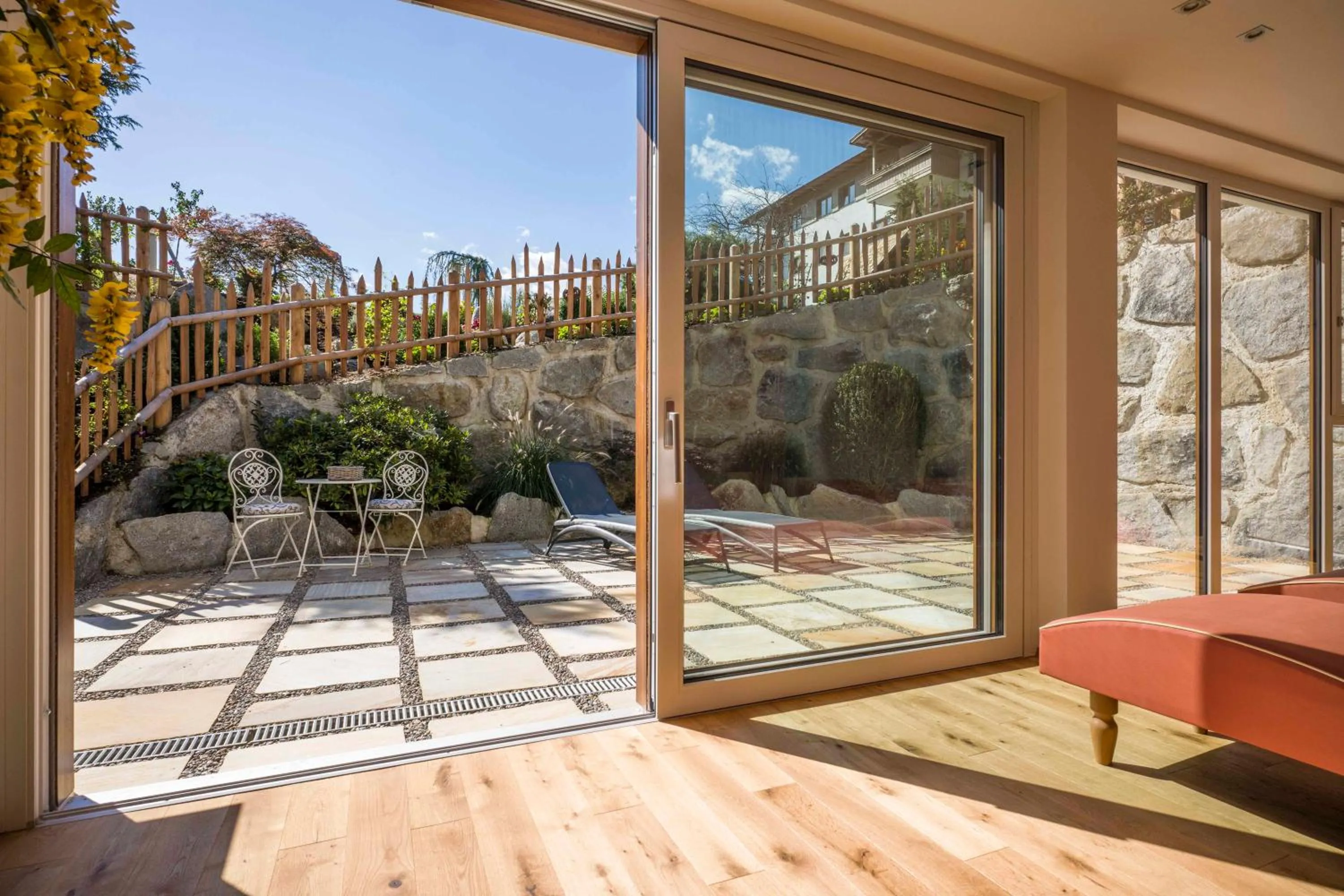 Garden view in Hotel Landhaus Zillertal
