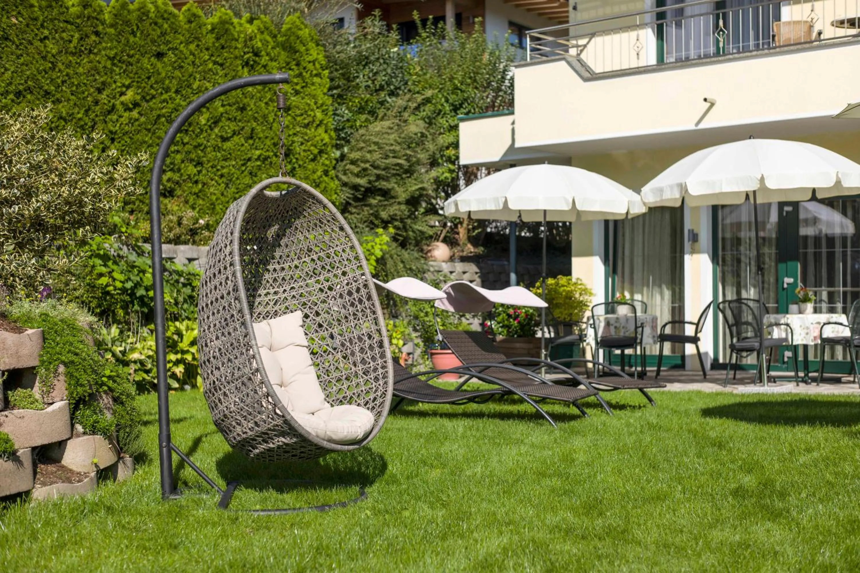 Patio in Hotel Landhaus Zillertal