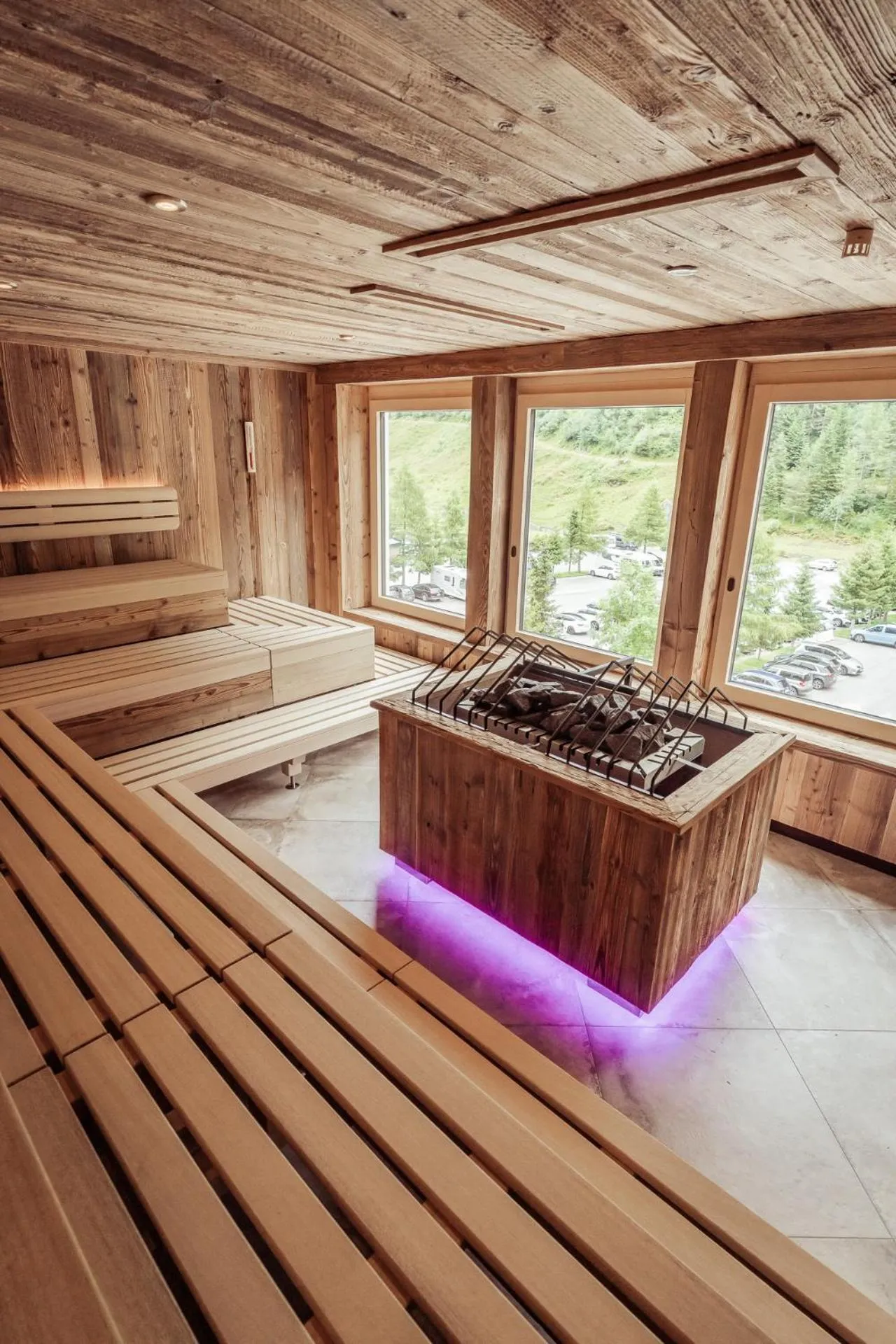 Sauna in Hotel Neuhintertux 4 Sterne superior