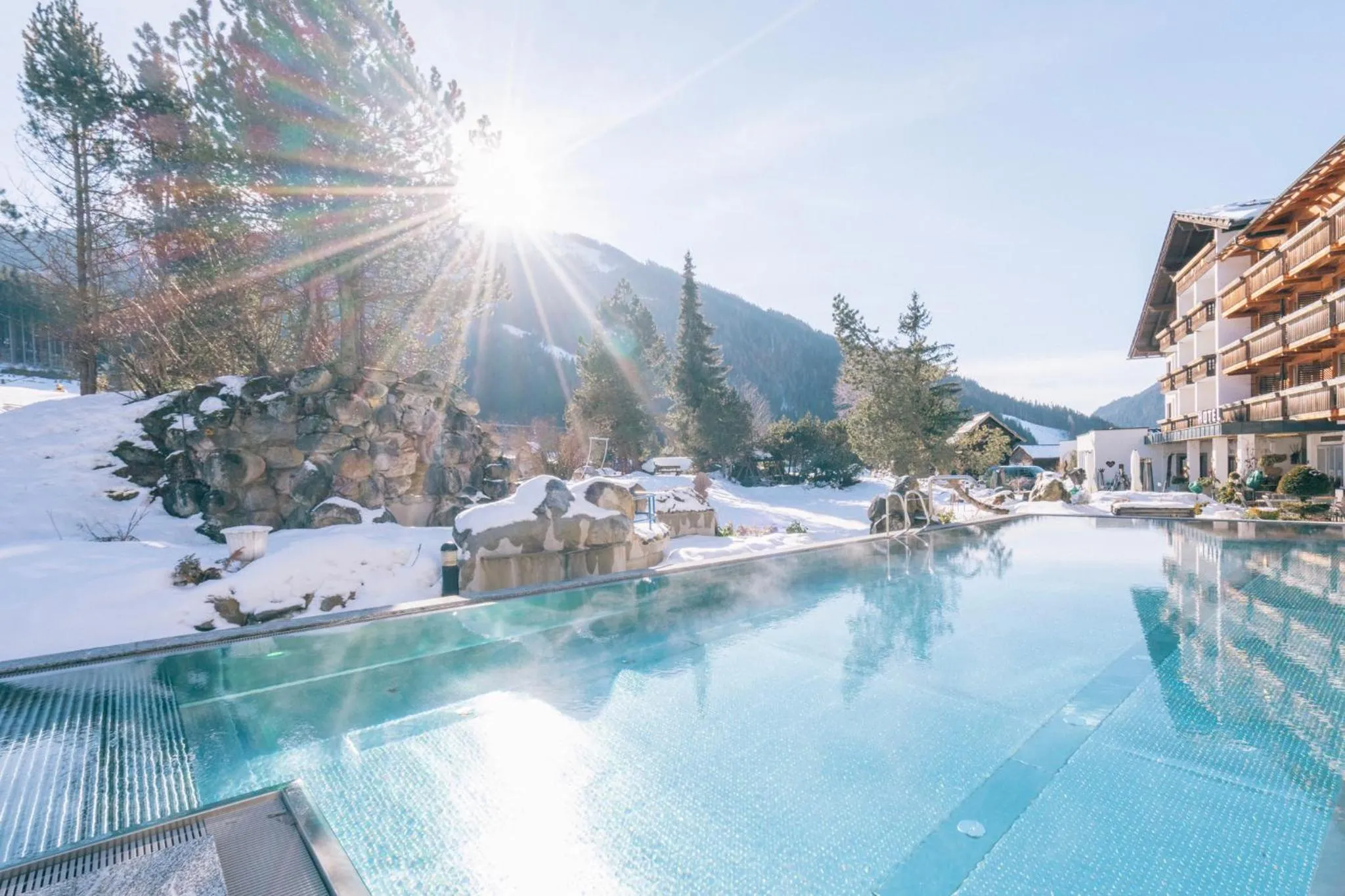 Swimming pool in Der Kirchheimerhof - Superior
