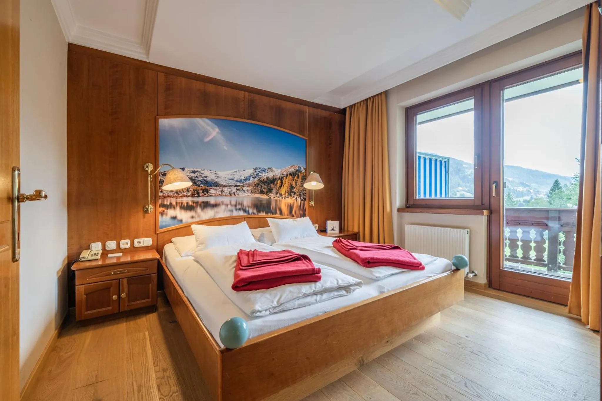 Bedroom, Bed in Der Kirchheimerhof - Superior