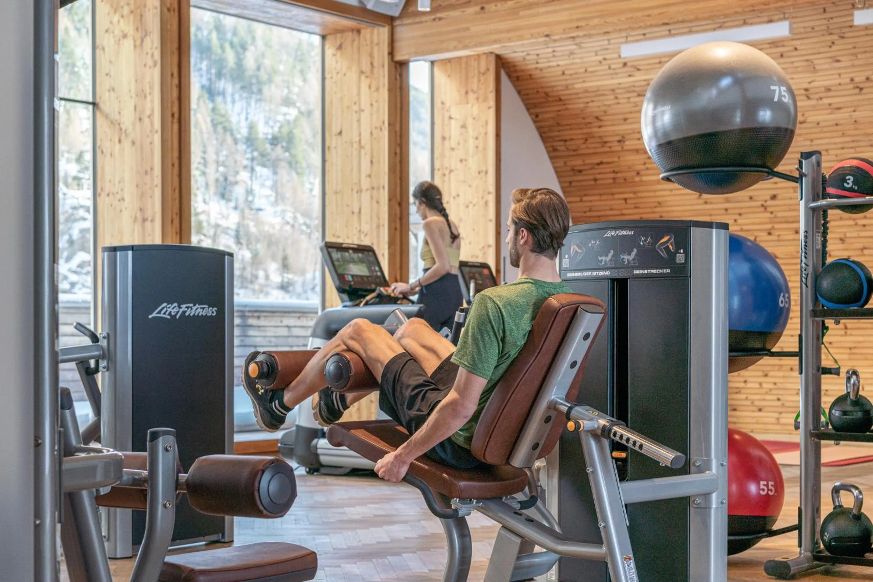 Fitness centre/facilities in Hotel Liebe Sonne 4S
