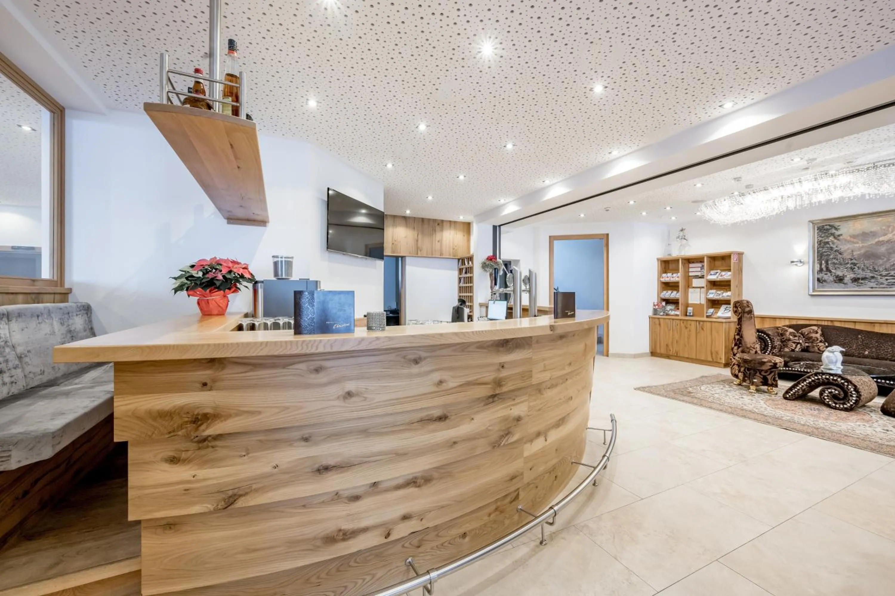 Lobby or reception in Hotel Garni Christine