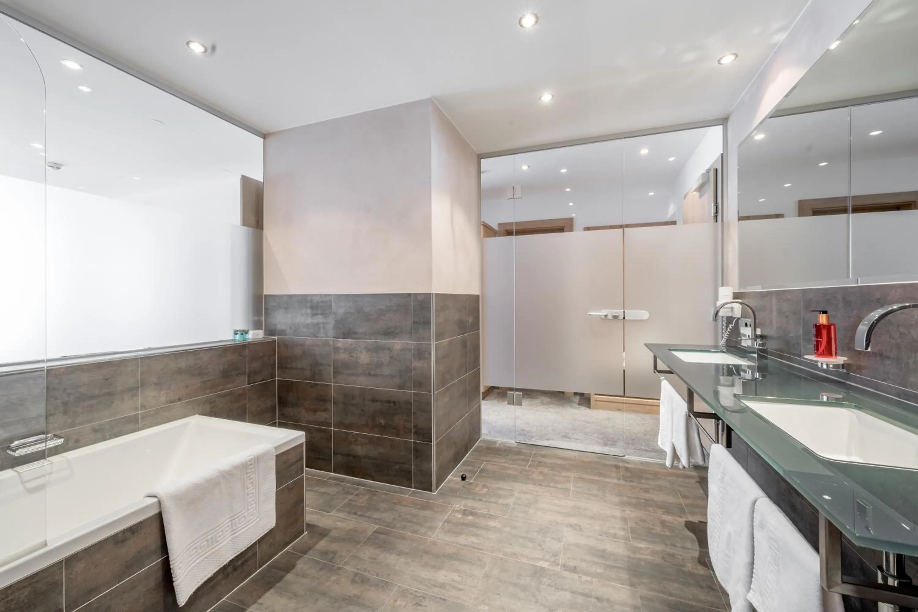 Shower in Hotel Garni Christine