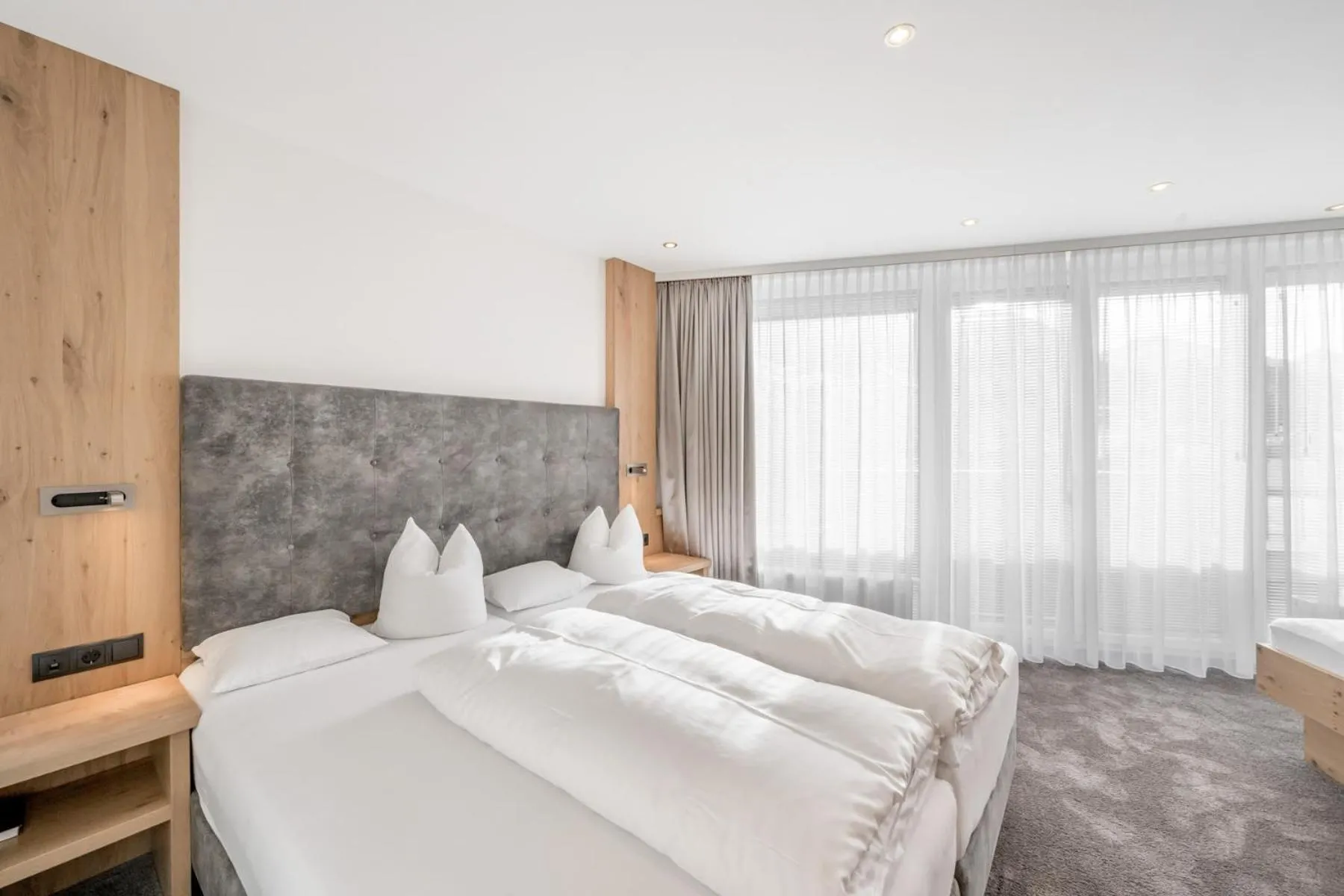 Bed in Hotel Garni Christine