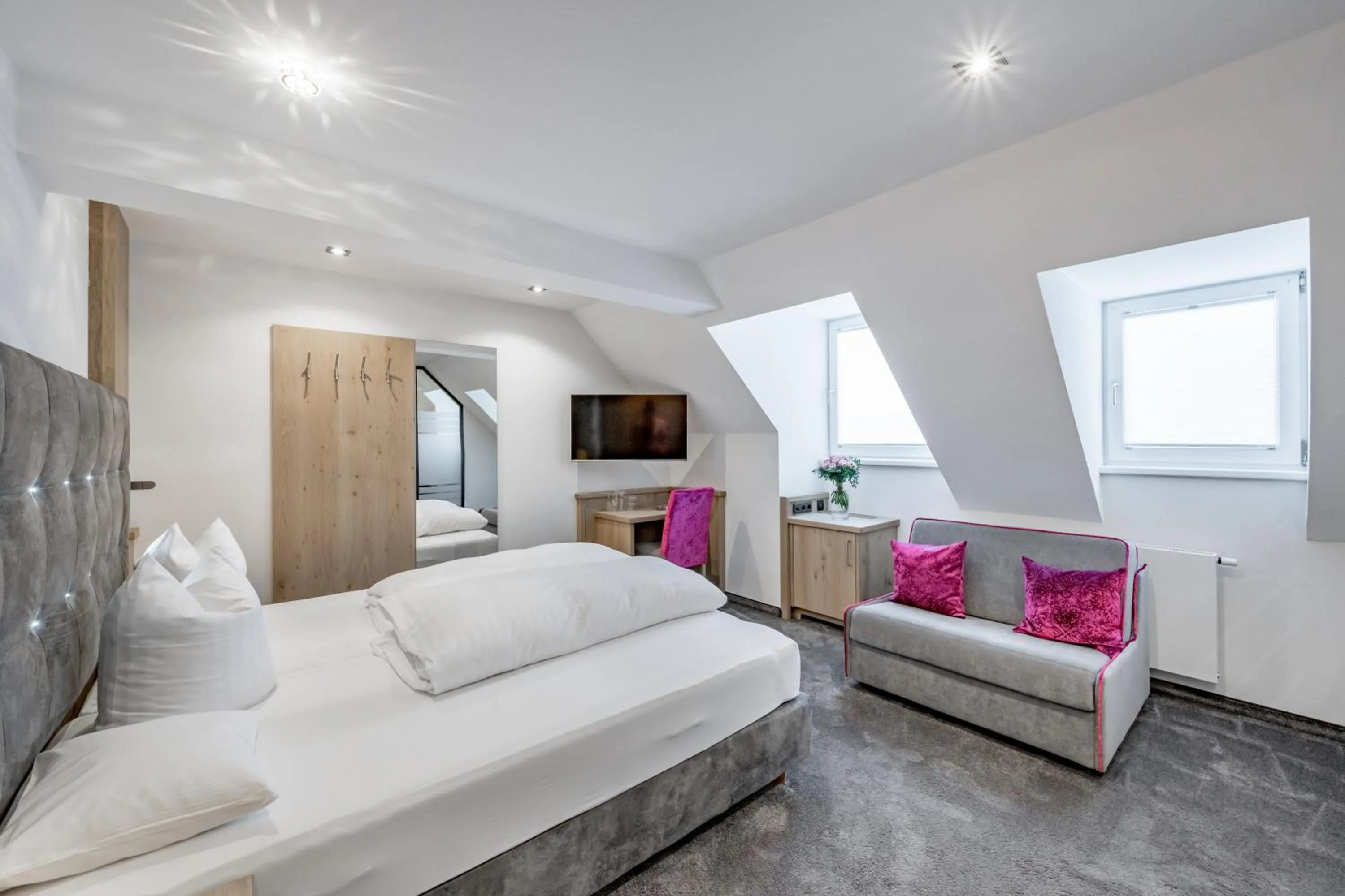 Bed in Hotel Garni Christine