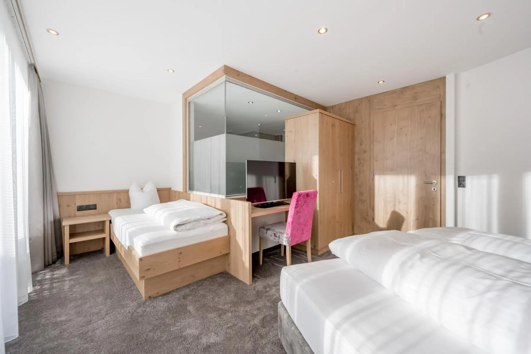 Bed in Hotel Garni Christine
