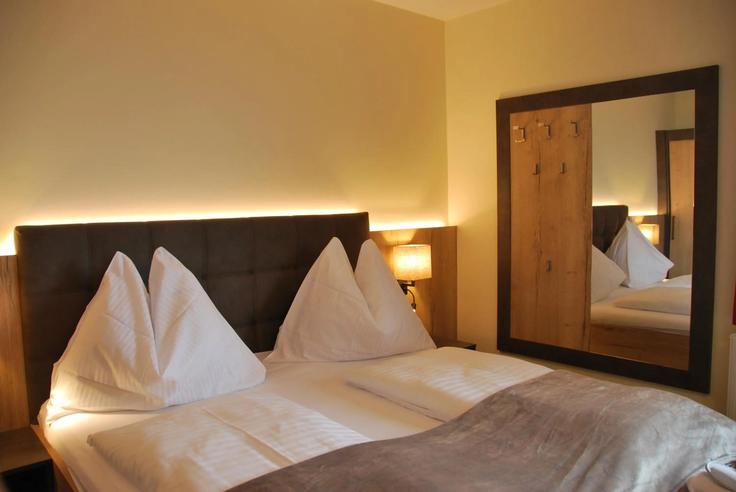 Bed in Hotel Pariente