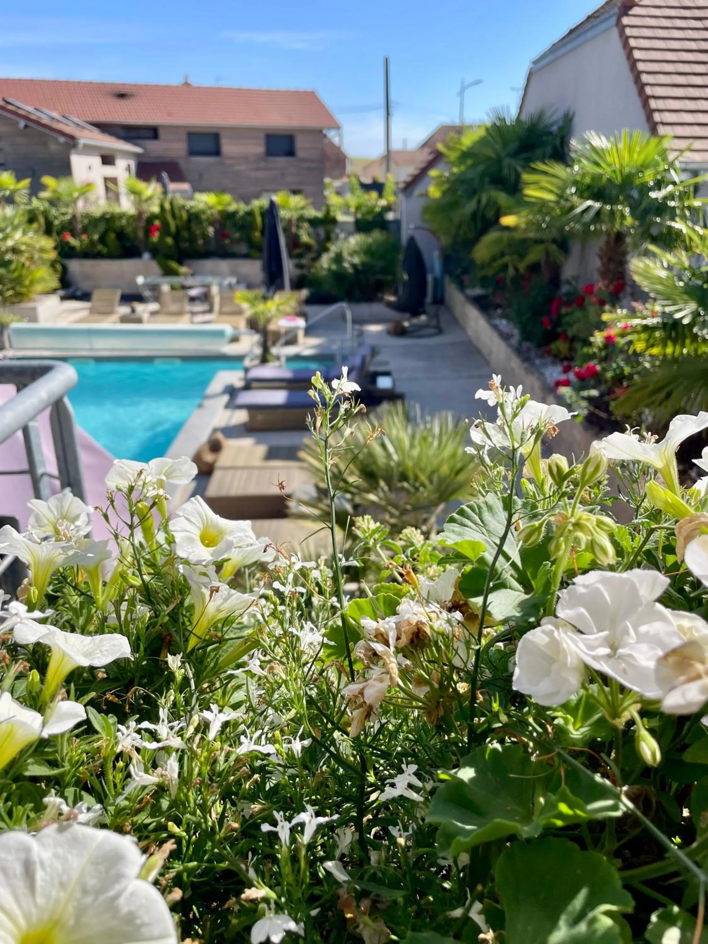 Patio in Gîte de la Croix